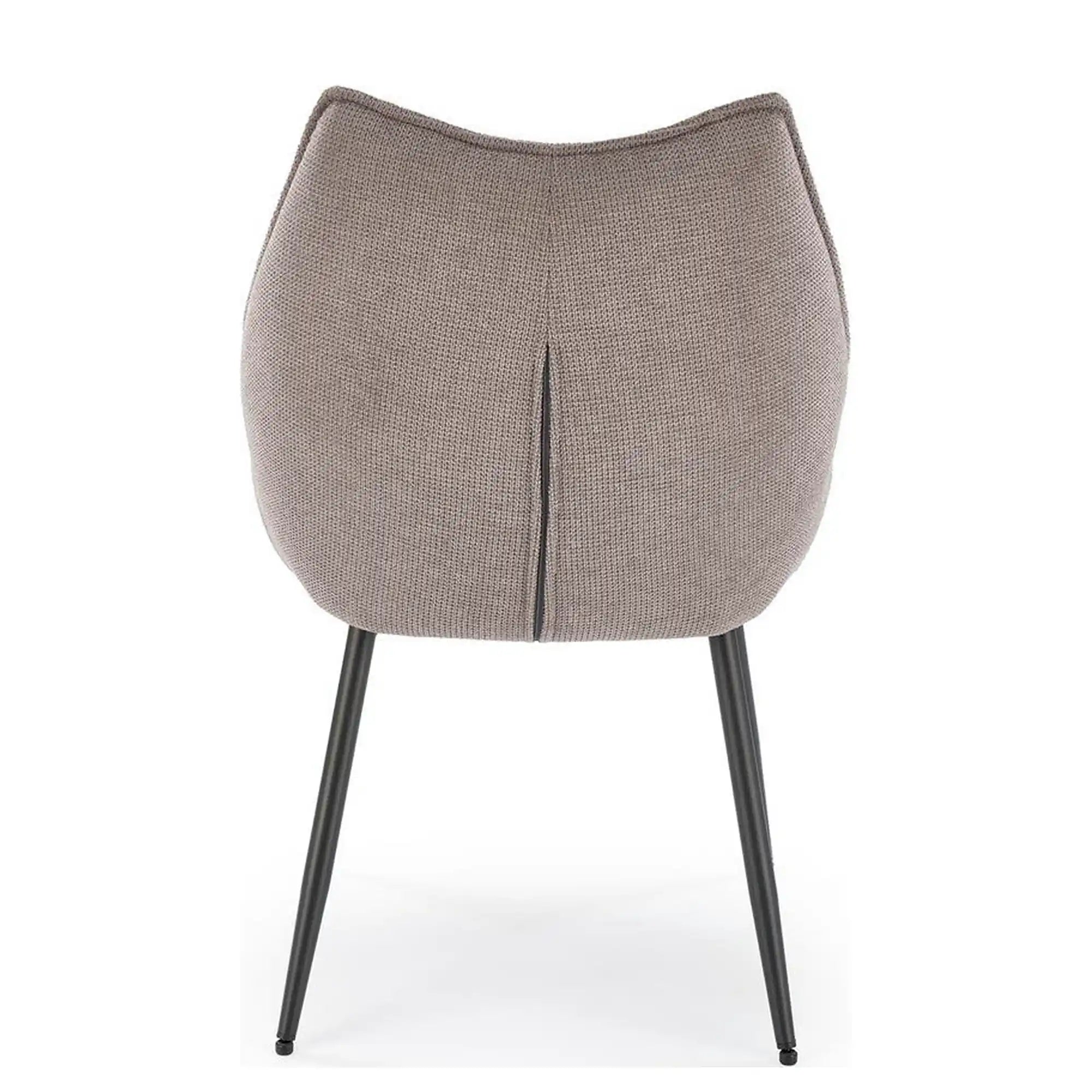 Scaun K543, gri/negru, stofa clasica/metal, 55x60x87 cm