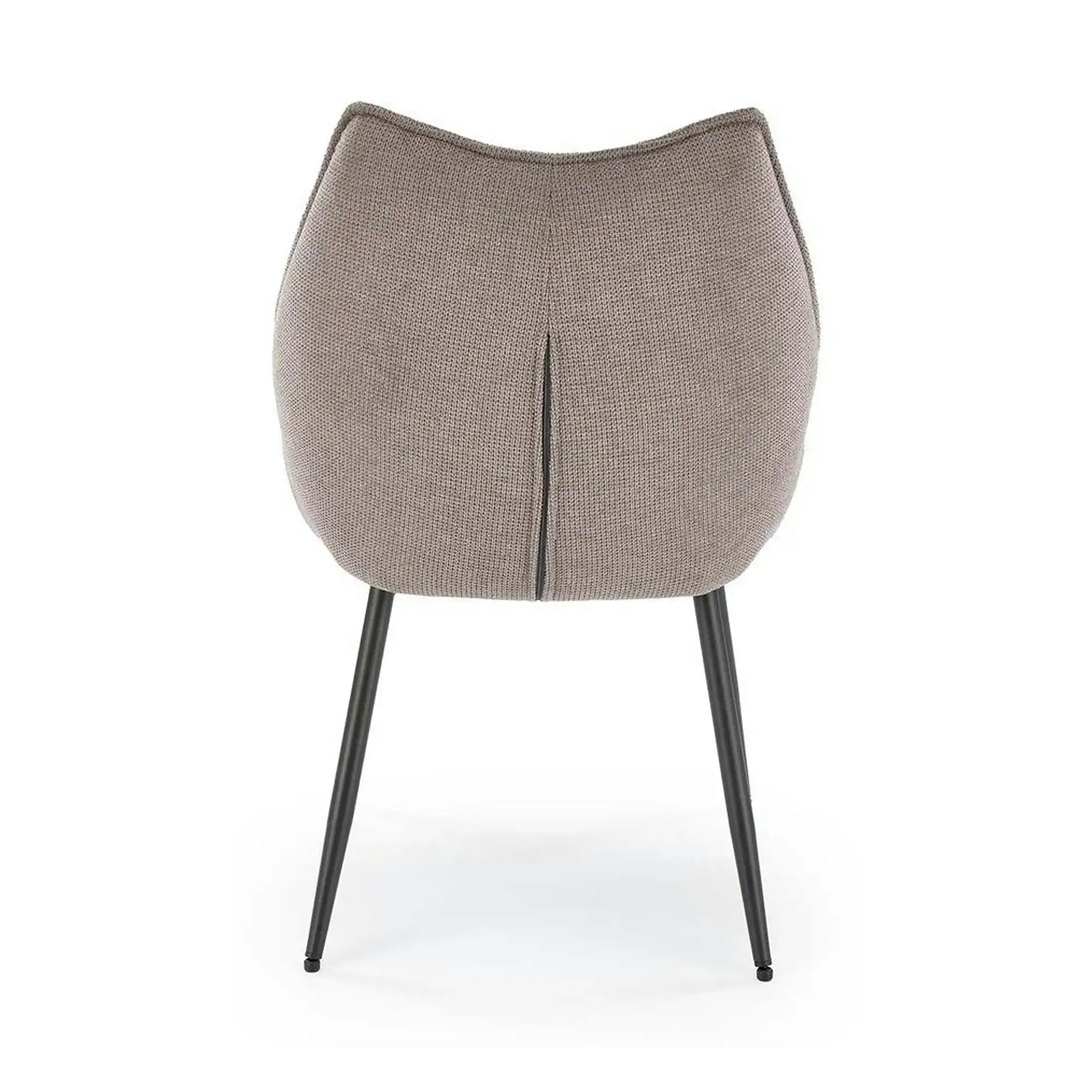 Scaun K543, gri/negru, stofa clasica/metal, 55x60x87 cm