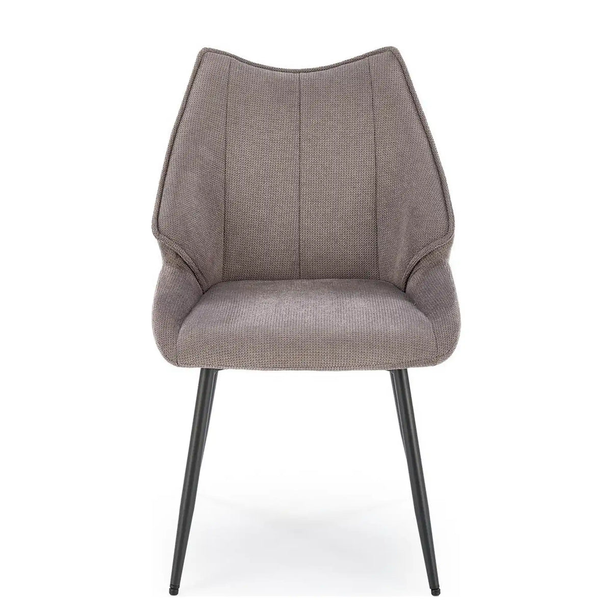 Scaun K543, gri/negru, stofa clasica/metal, 55x60x87 cm