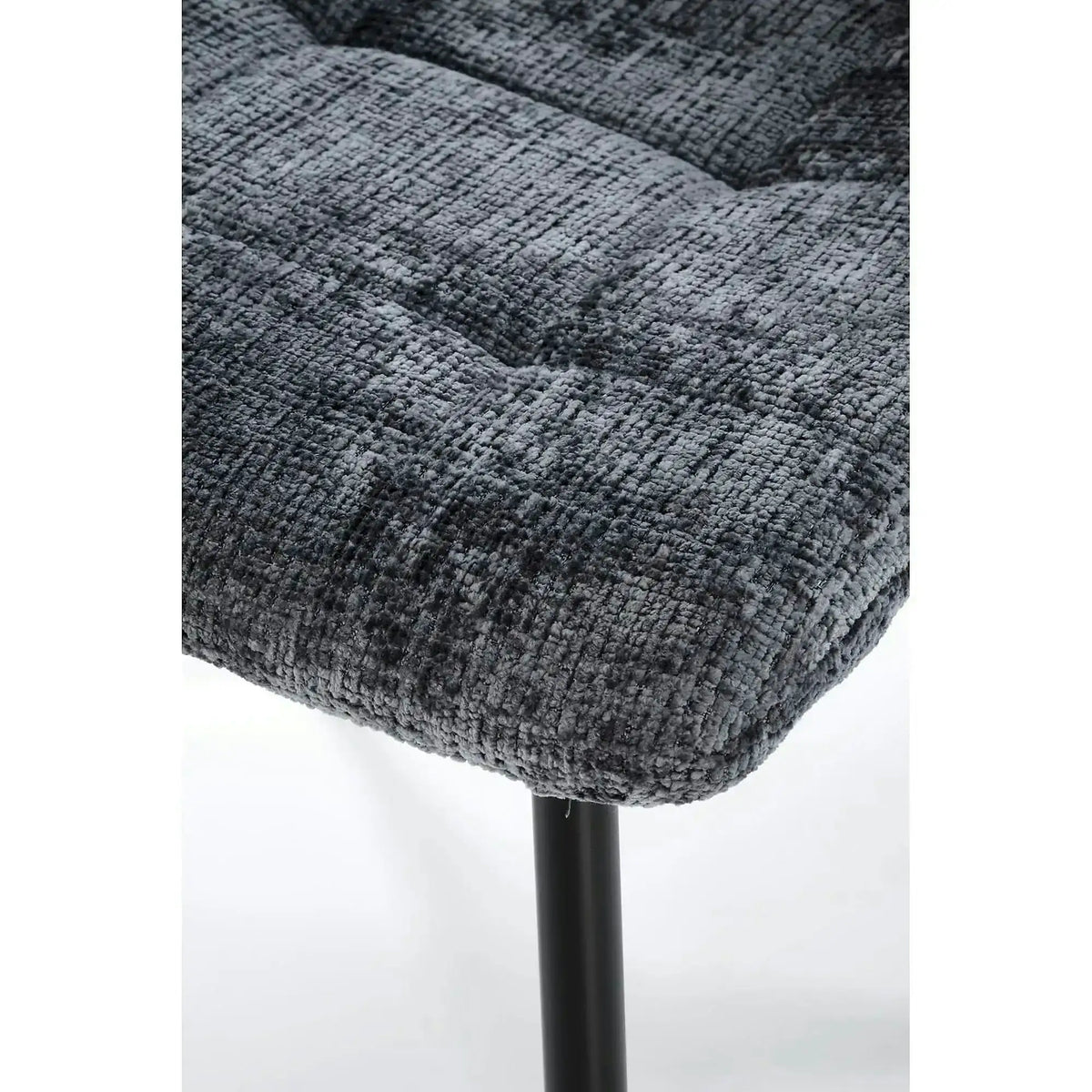 Scaun K547, gri/negru, stofa clasica/metal, 45x53x87 cm