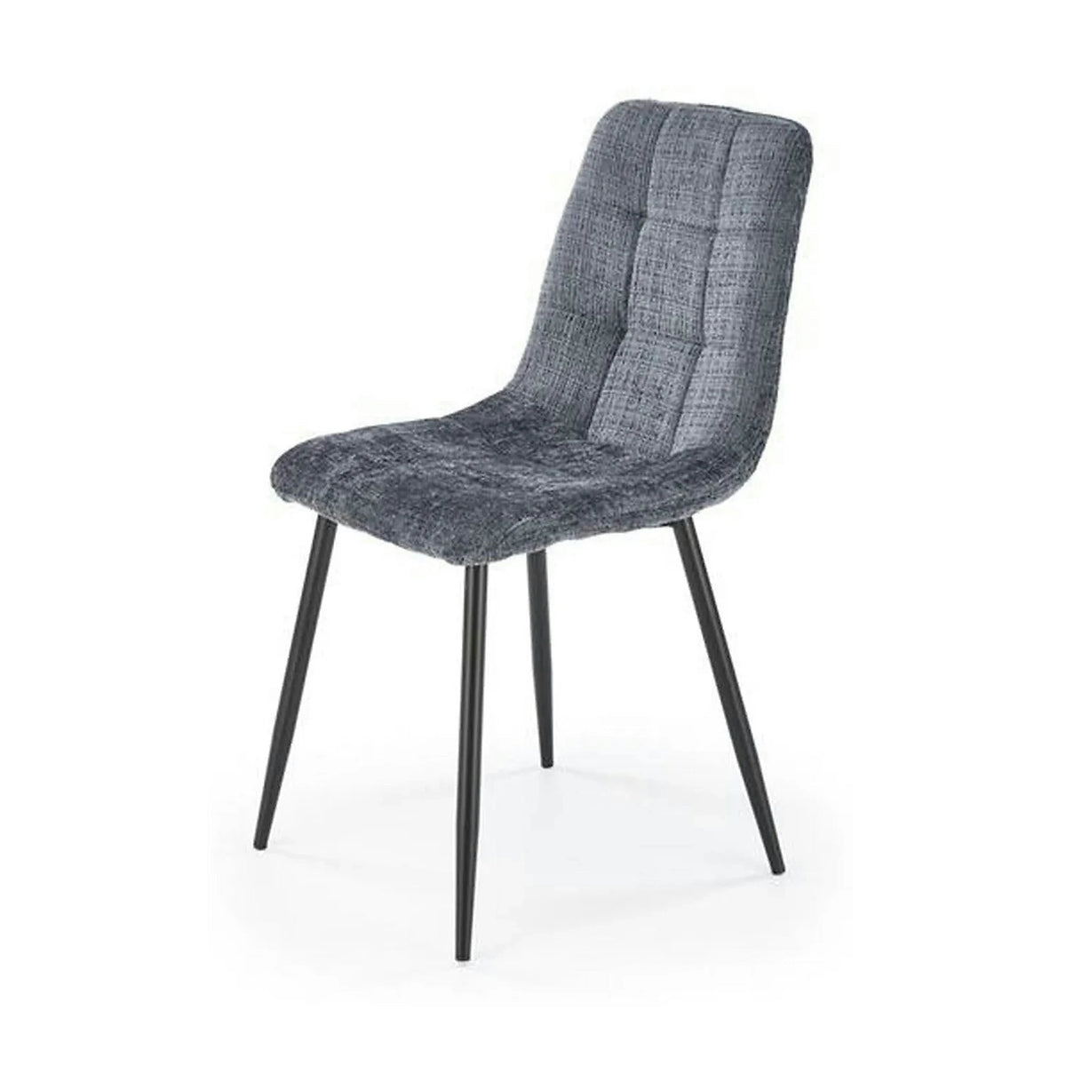 Scaun K547, gri/negru, stofa clasica/metal, 45x53x87 cm