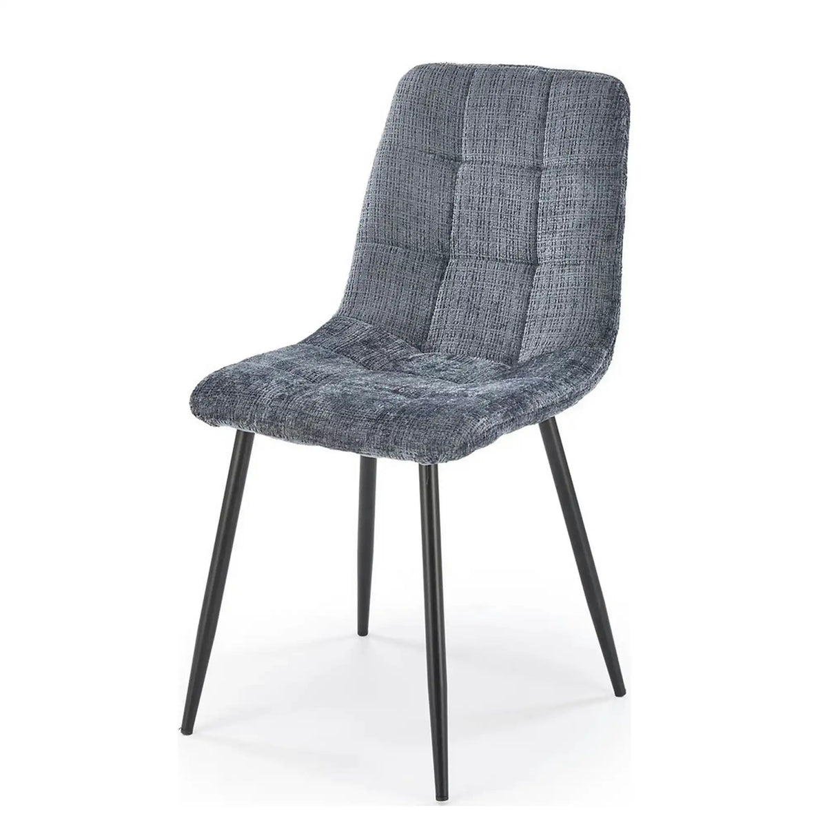 Scaun K547, gri/negru, stofa clasica/metal, 45x53x87 cm