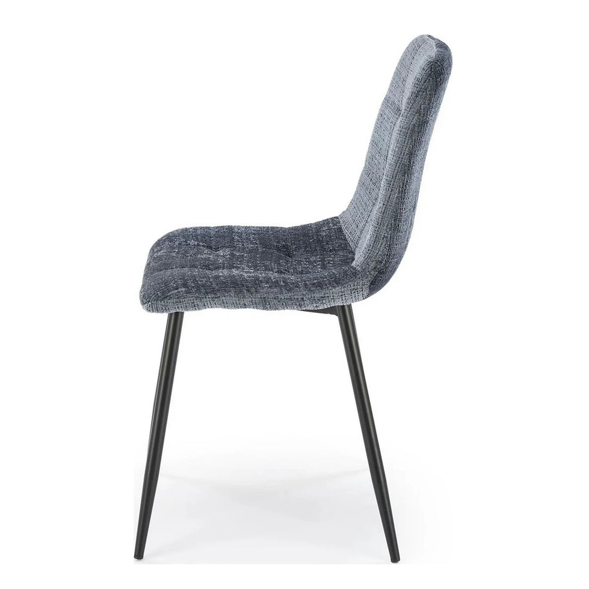 Scaun K547, gri/negru, stofa clasica/metal, 45x53x87 cm