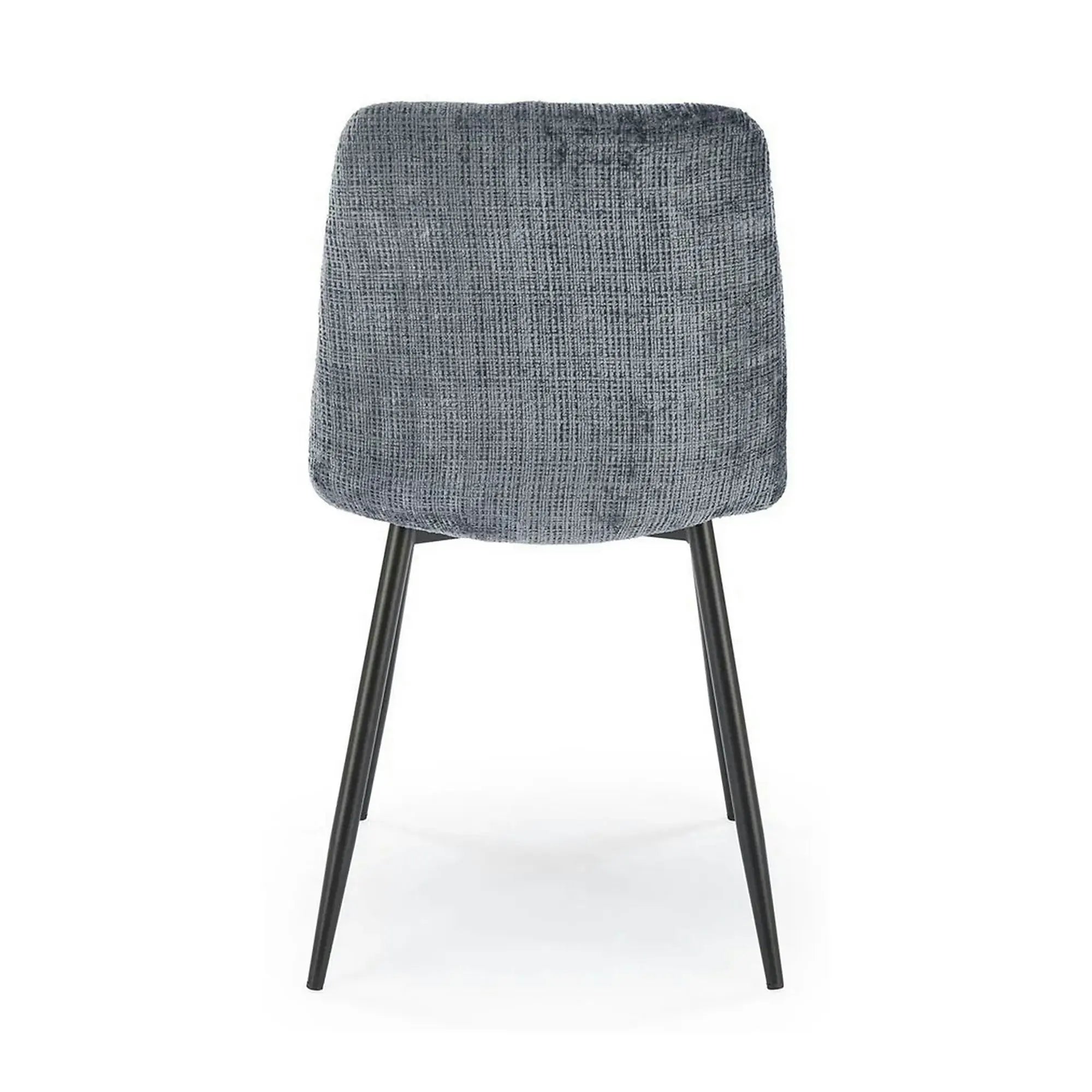 Scaun K547, gri/negru, stofa clasica/metal, 45x53x87 cm