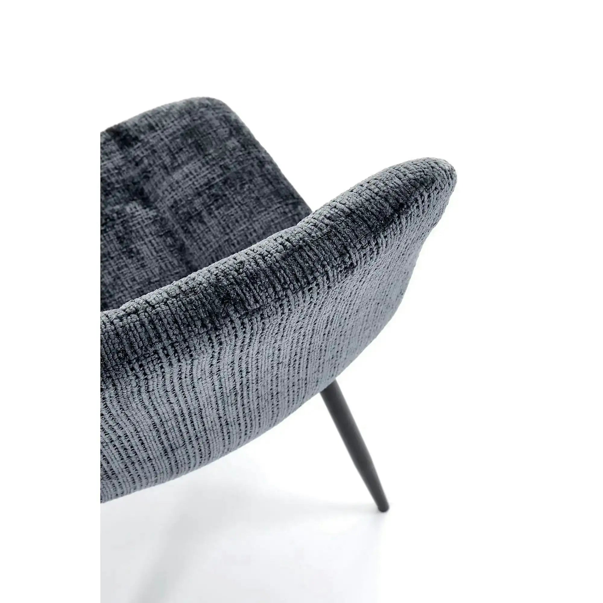 Scaun K547, gri/negru, stofa clasica/metal, 45x53x87 cm