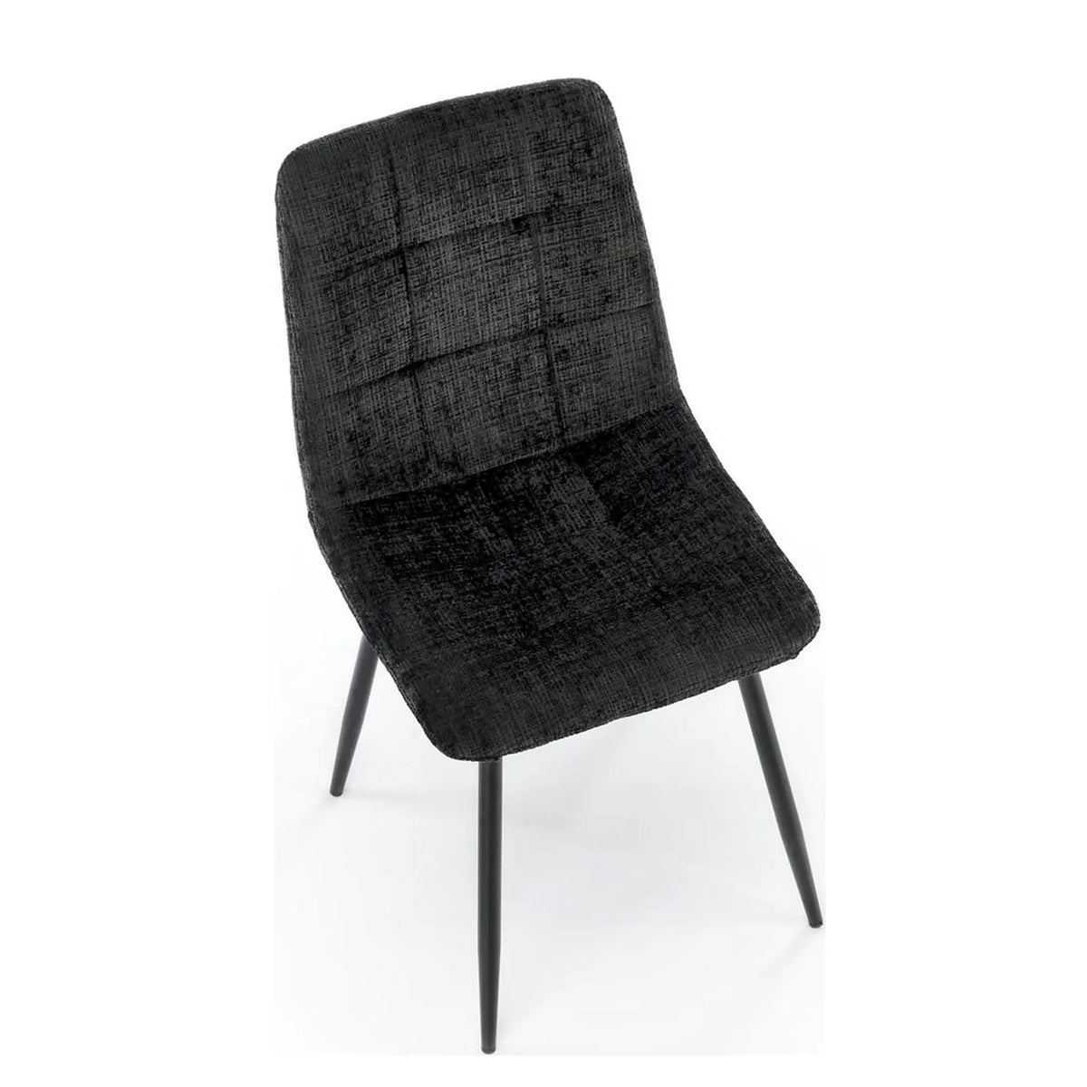 Scaun K547, negru, stofa clasica/metal, 45x53x87 cm