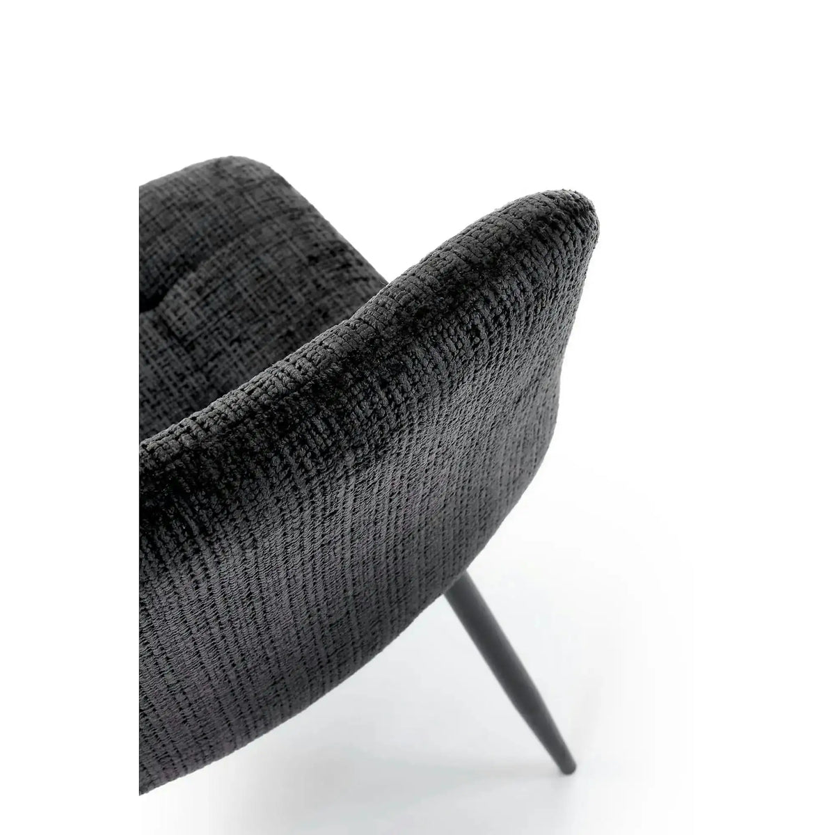 Scaun K547, negru, stofa clasica/metal, 45x53x87 cm