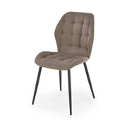 Scaun K548, gri/negru, stofa clasica/metal, 47x55x84 cm