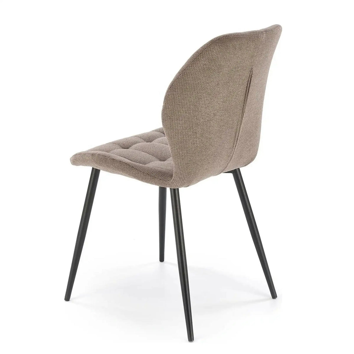 Scaun K548, gri/negru, stofa clasica/metal, 47x55x84 cm