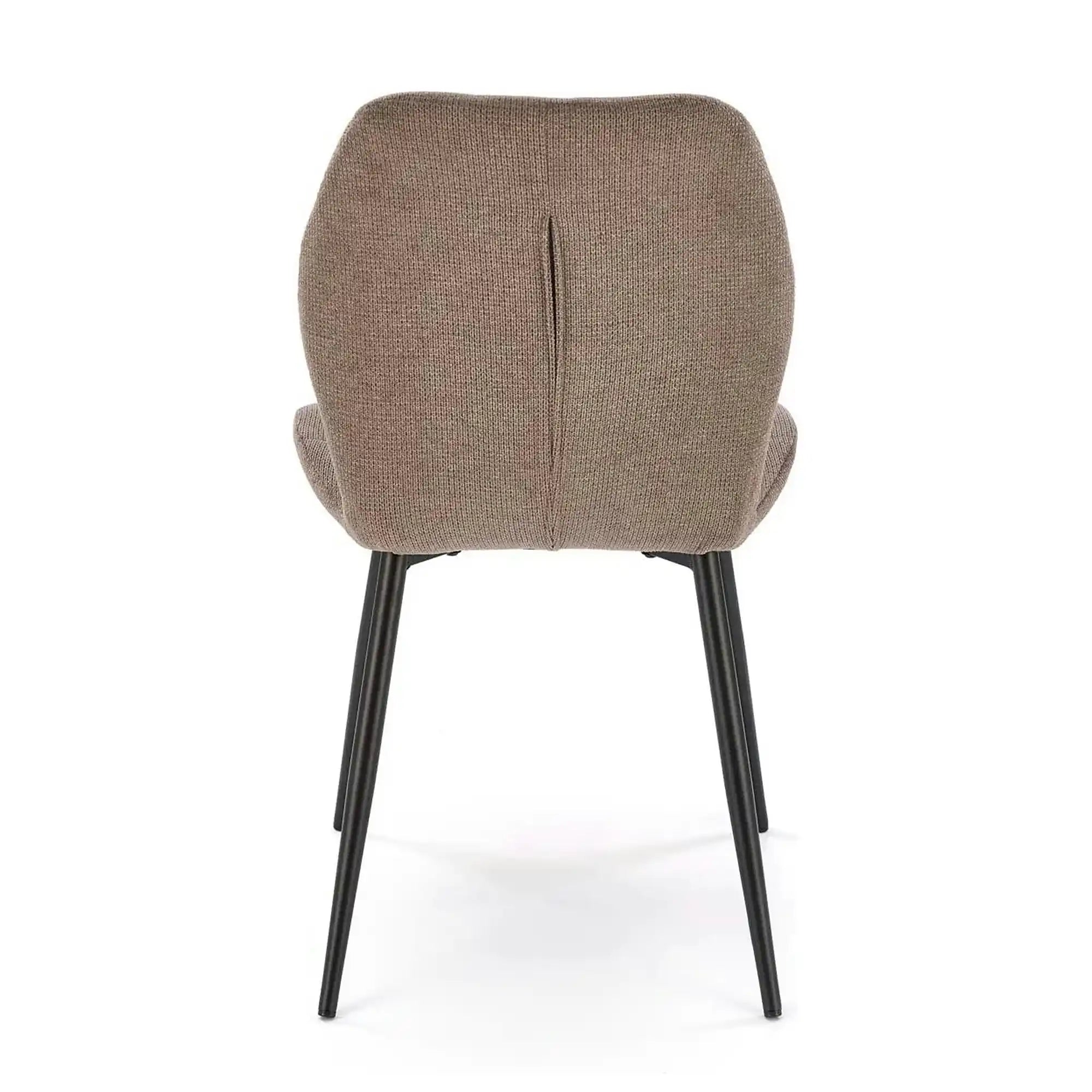 Scaun K548, gri/negru, stofa clasica/metal, 47x55x84 cm