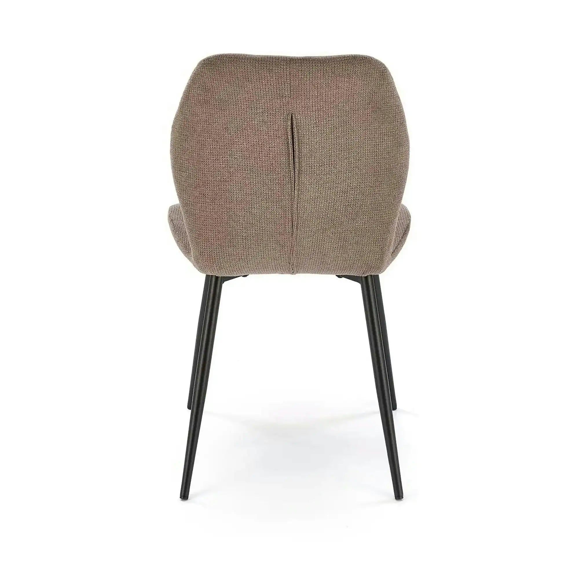 Scaun K548, gri/negru, stofa clasica/metal, 47x55x84 cm