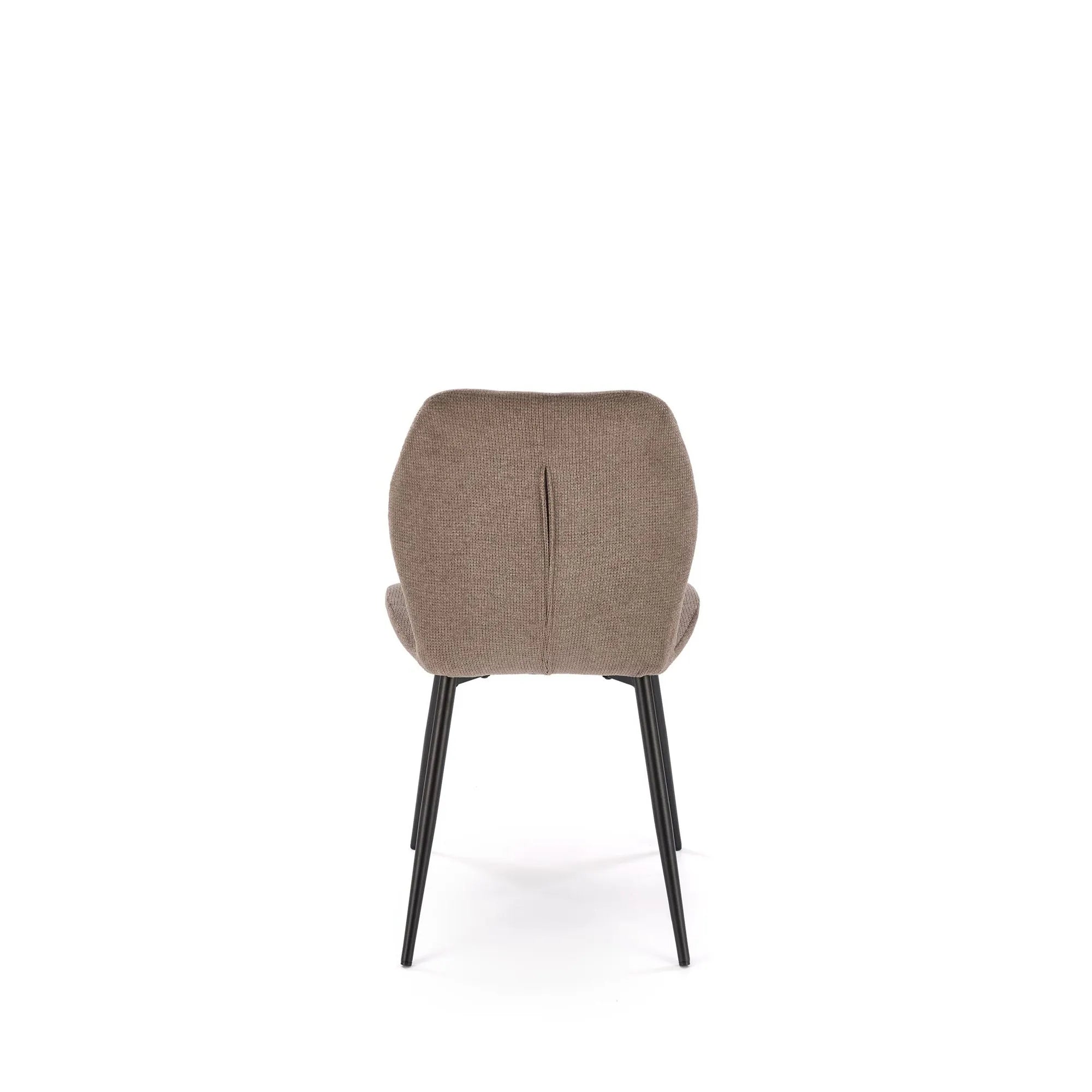 Scaun K548, gri/negru, stofa clasica/metal, 47x55x84 cm