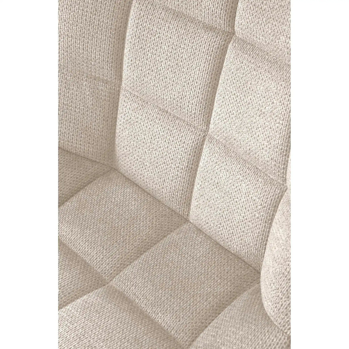 Scaun K549, bej/negru, stofa clasica/metal, 46x61x84 cm