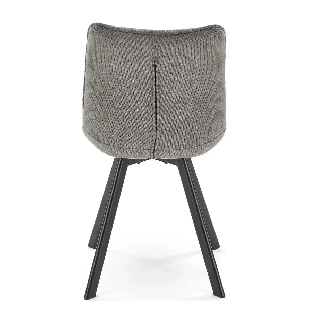 Scaun K549, gri/negru, stofa clasica/metal, 46x61x84 cm