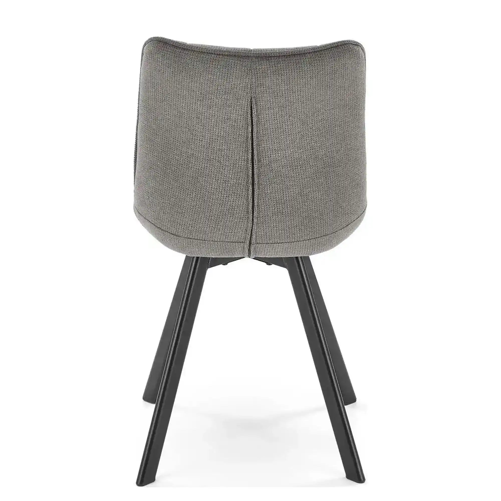Scaun K549, gri/negru, stofa clasica/metal, 46x61x84 cm