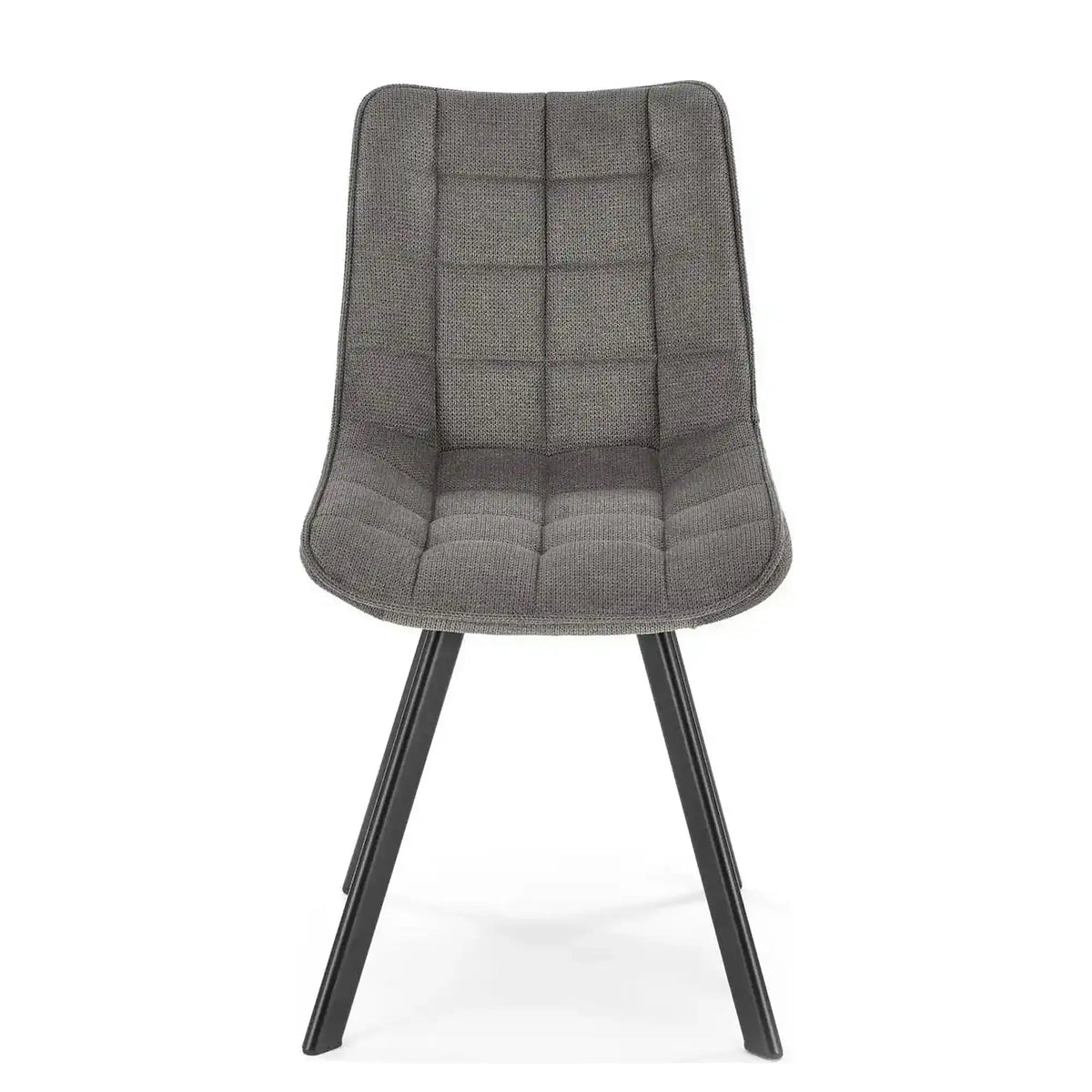 Scaun K549, gri/negru, stofa clasica/metal, 46x61x84 cm