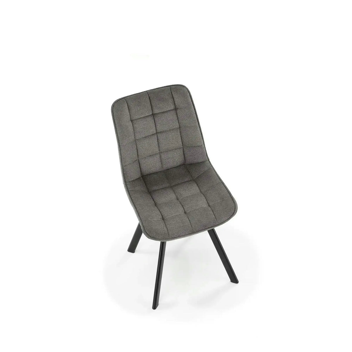 Scaun K549, gri/negru, stofa clasica/metal, 46x61x84 cm