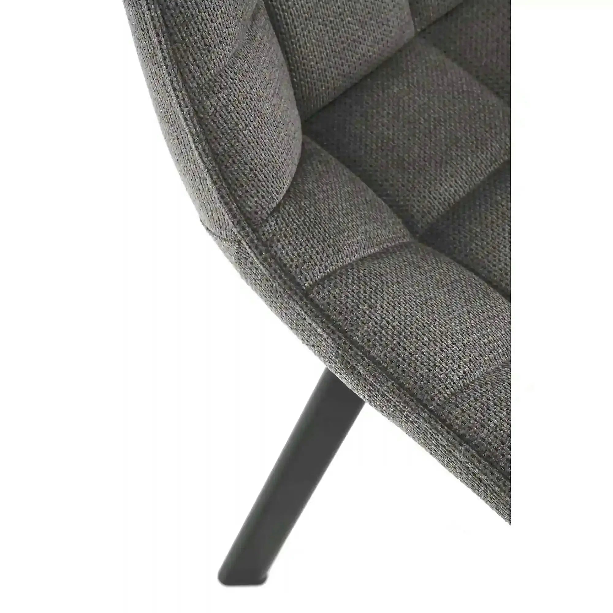 Scaun K549, gri/negru, stofa clasica/metal, 46x61x84 cm