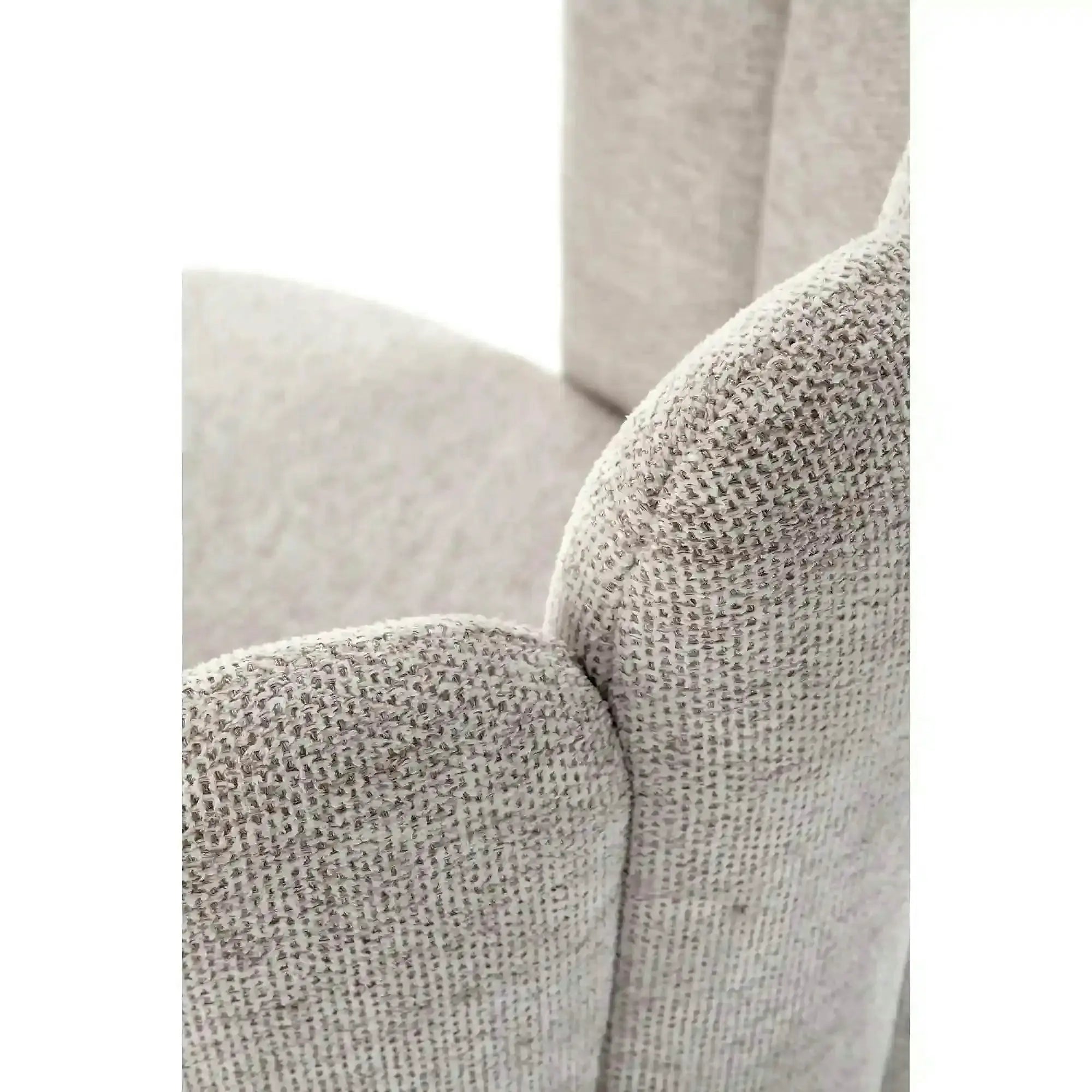 Scaun K552, bej/negru, stofa clasica/metal, 53x53x83 cm