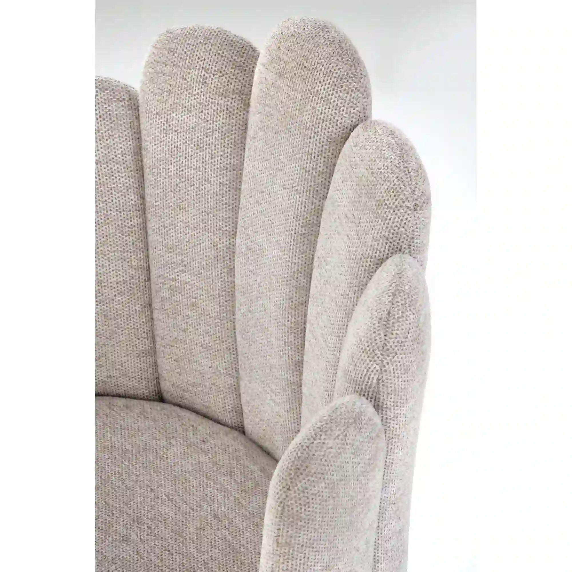 Scaun K552, bej/negru, stofa clasica/metal, 53x53x83 cm