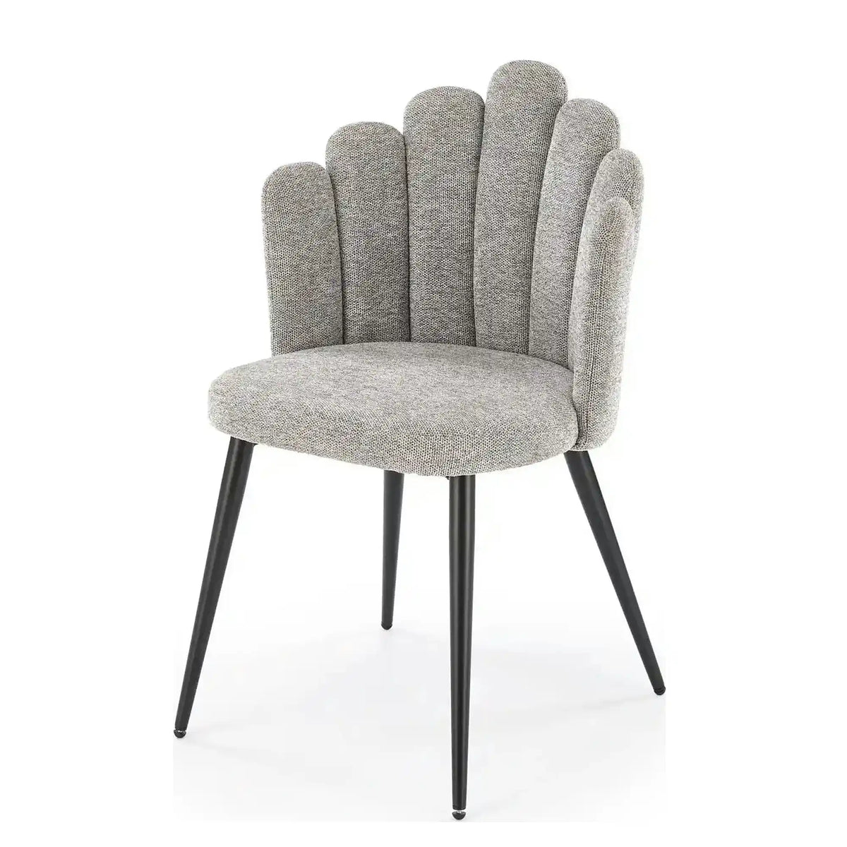Scaun K552, gri/negru, stofa clasica/metal, 53x53x83 cm