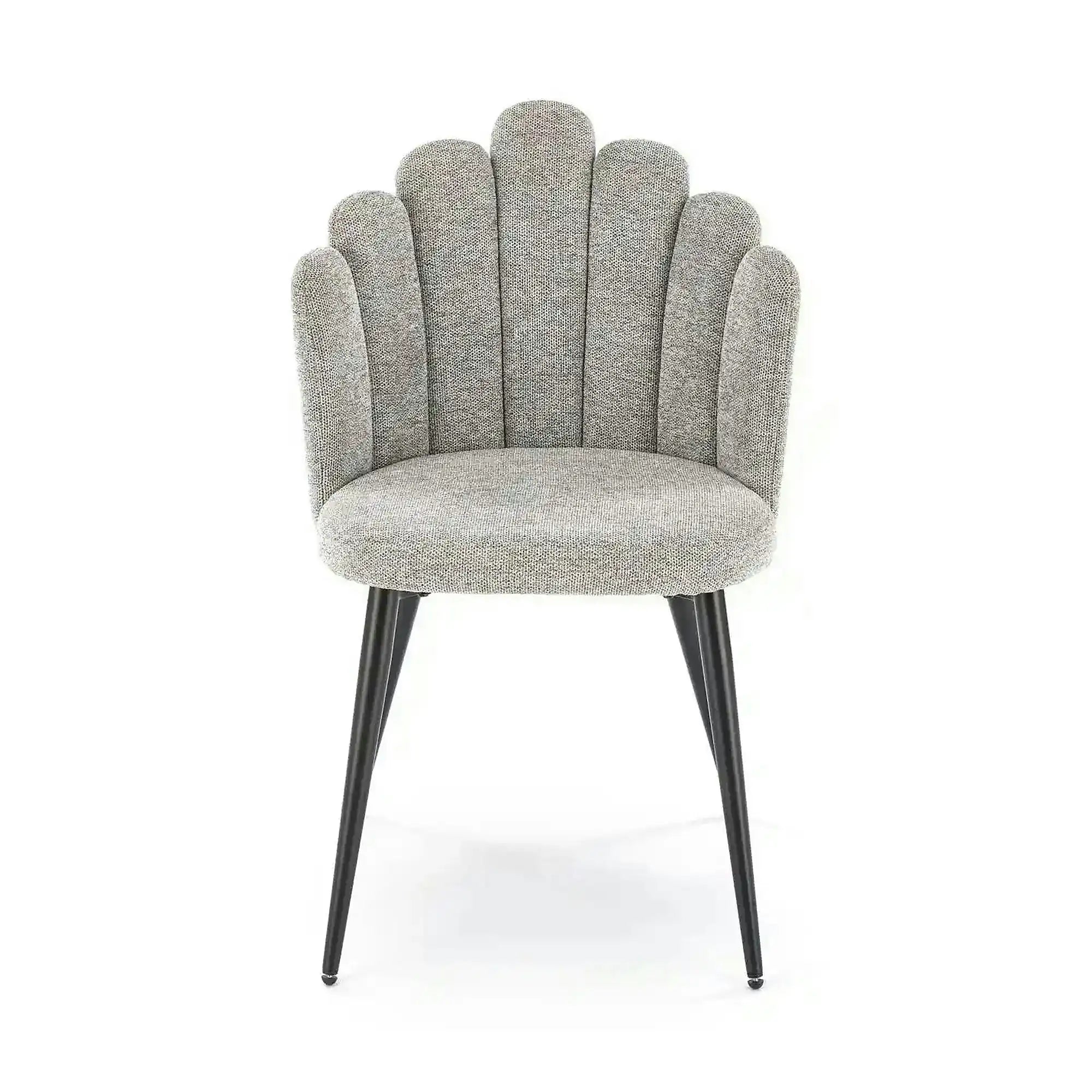 Scaun K552, gri/negru, stofa clasica/metal, 53x53x83 cm