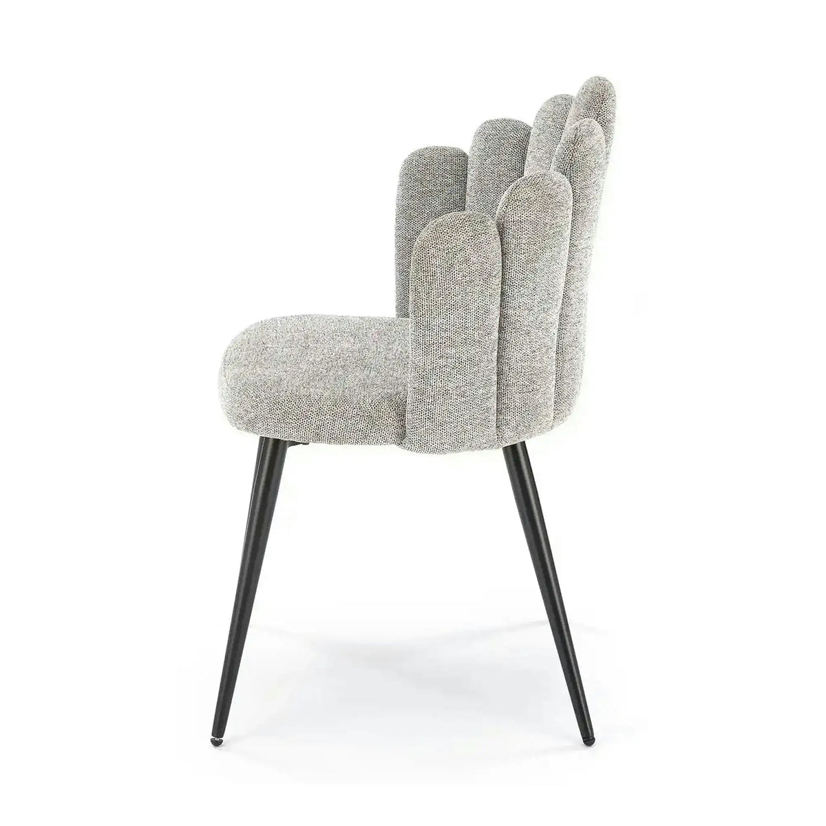 Scaun K552, gri/negru, stofa clasica/metal, 53x53x83 cm