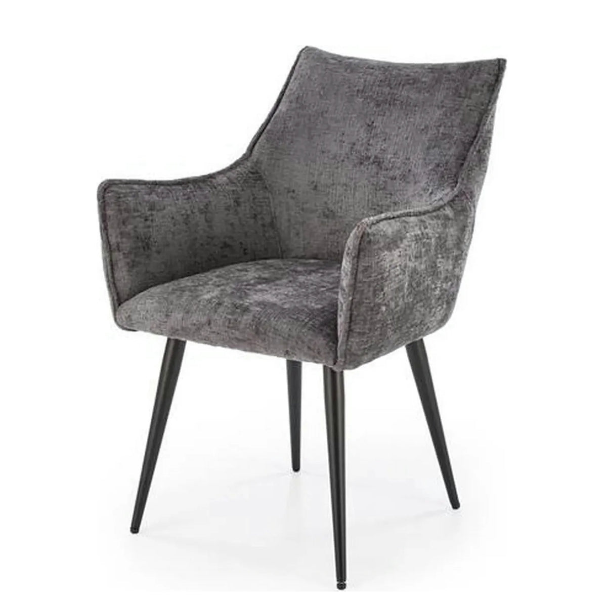 Scaun K559, gri/negru, stofa clasica/metal, 60x59x85 cm