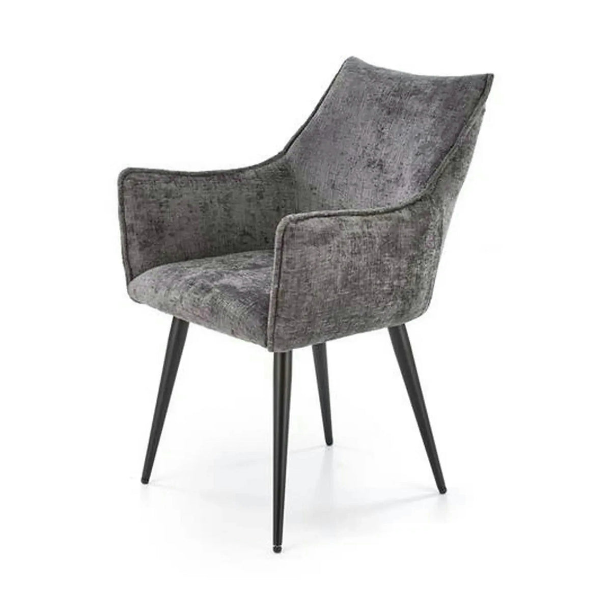 Scaun K559, gri/negru, stofa clasica/metal, 60x59x85 cm