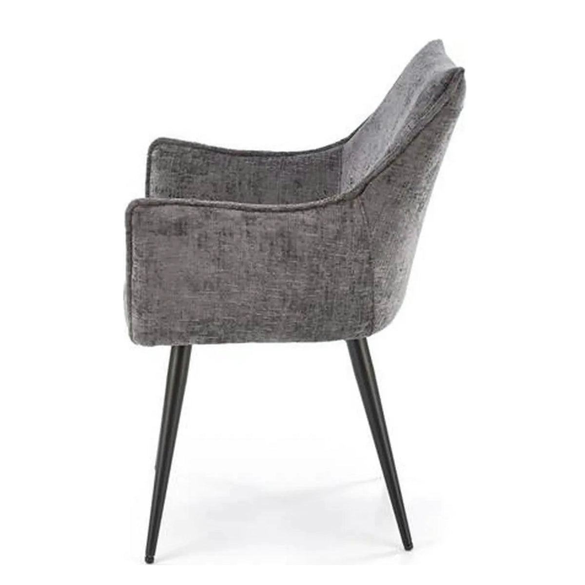 Scaun K559, gri/negru, stofa clasica/metal, 60x59x85 cm