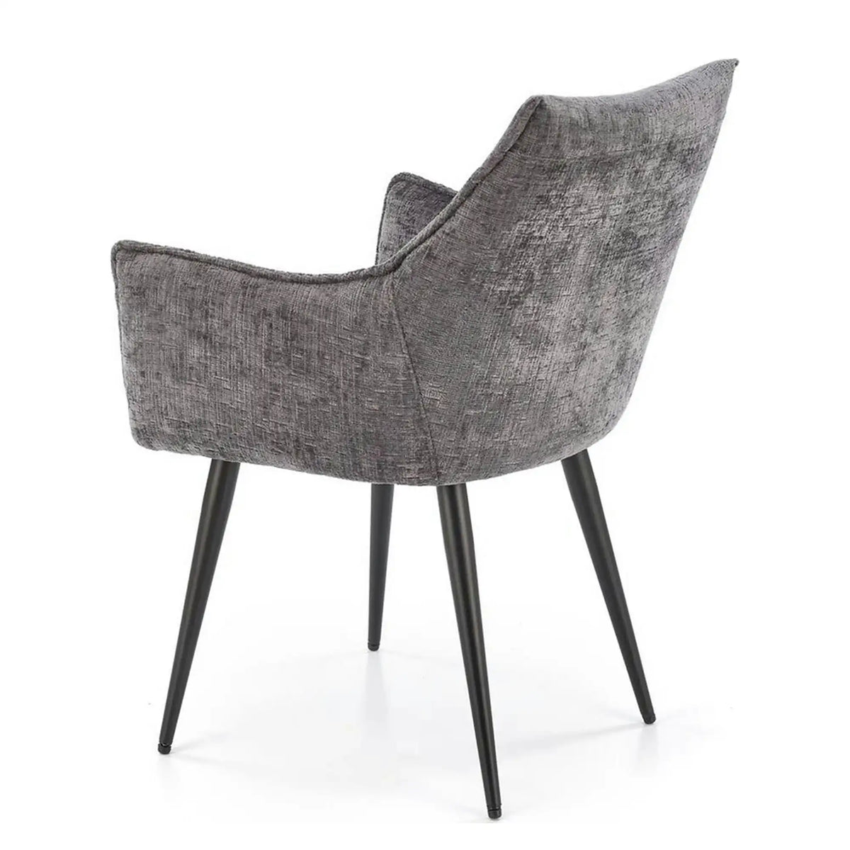 Scaun K559, gri/negru, stofa clasica/metal, 60x59x85 cm