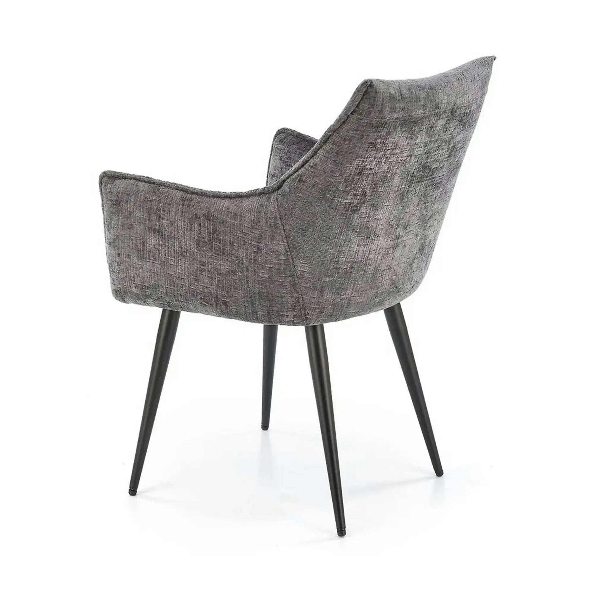 Scaun K559, gri/negru, stofa clasica/metal, 60x59x85 cm