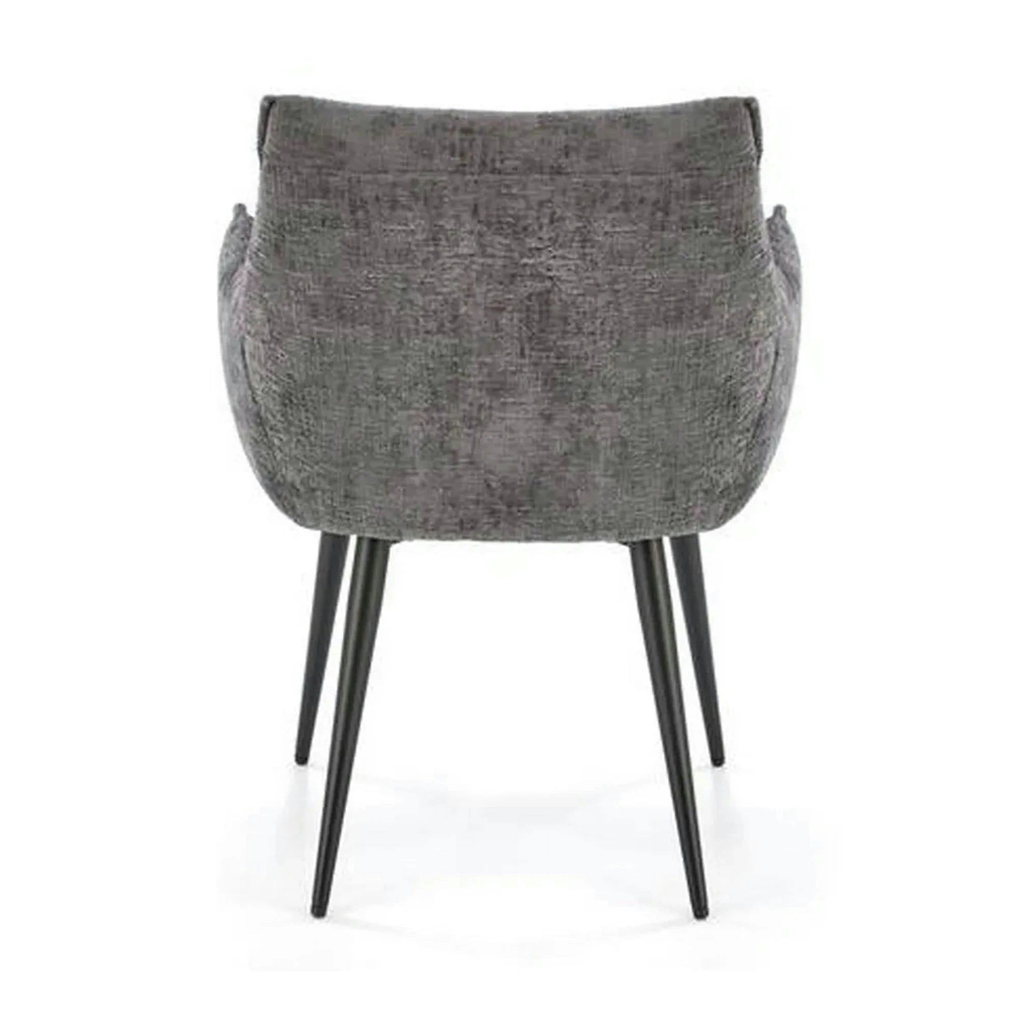 Scaun K559, gri/negru, stofa clasica/metal, 60x59x85 cm