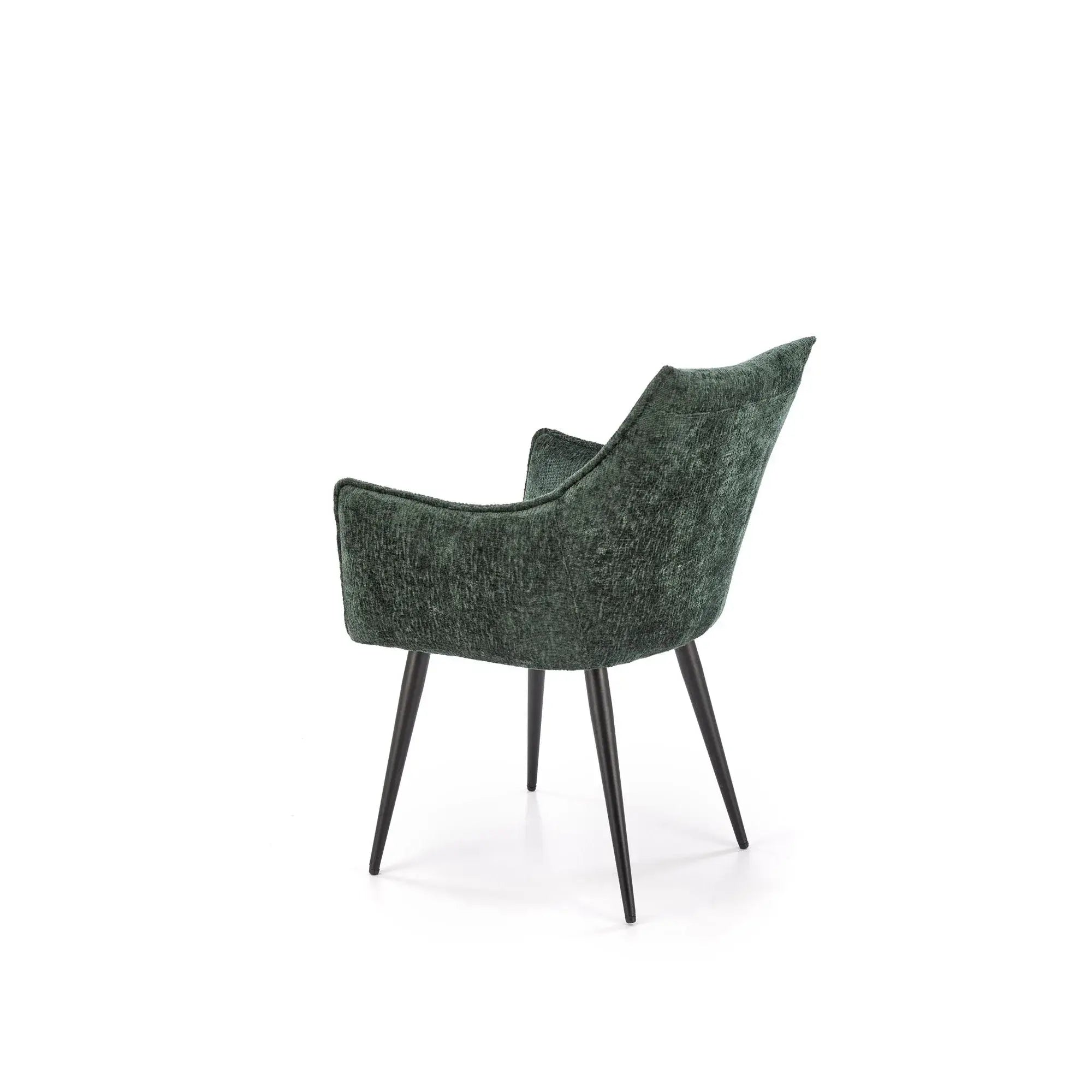 Scaun K559, verde inchis/negru, stofa clasica/metal, 60x59x85 cm