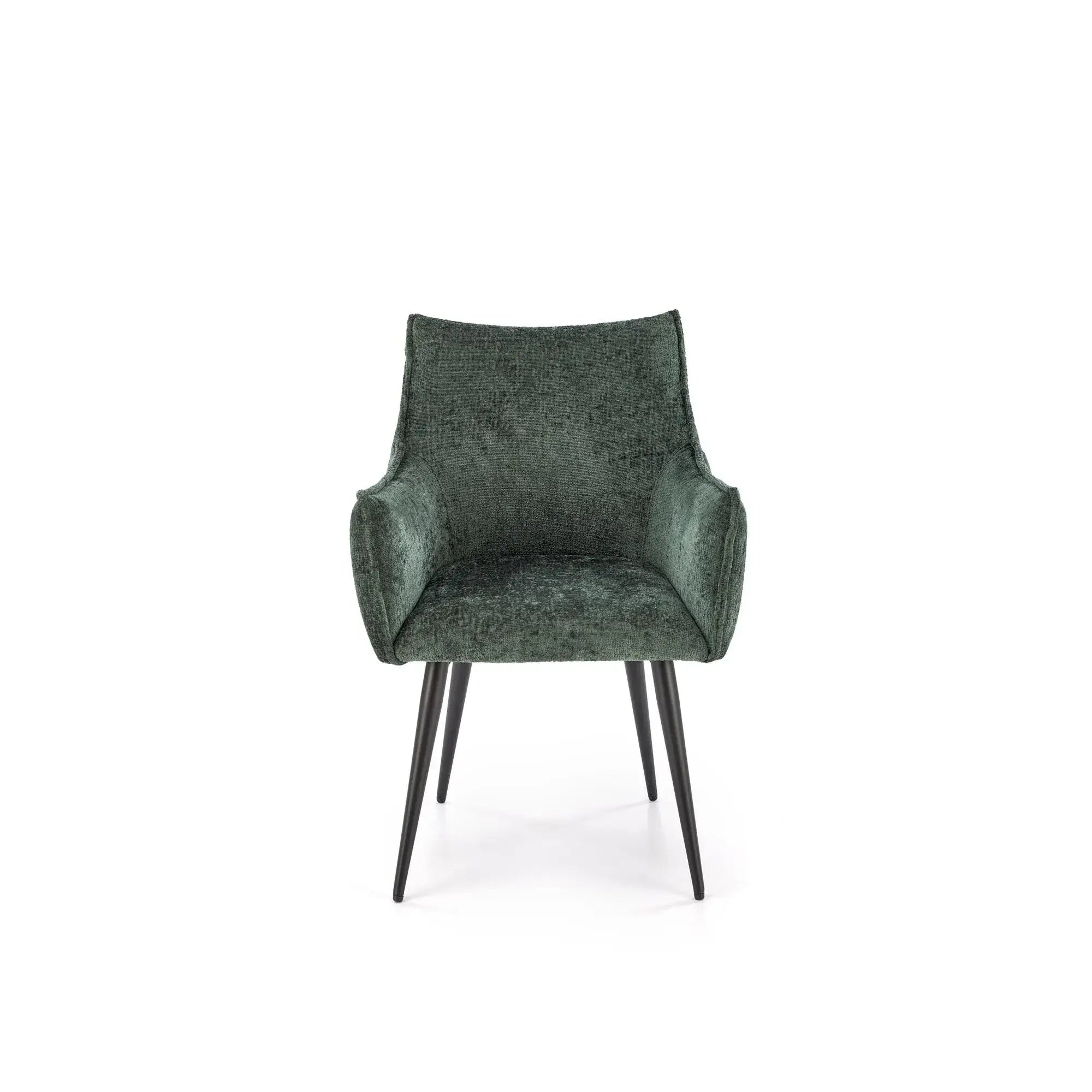 Scaun K559, verde inchis/negru, stofa clasica/metal, 60x59x85 cm