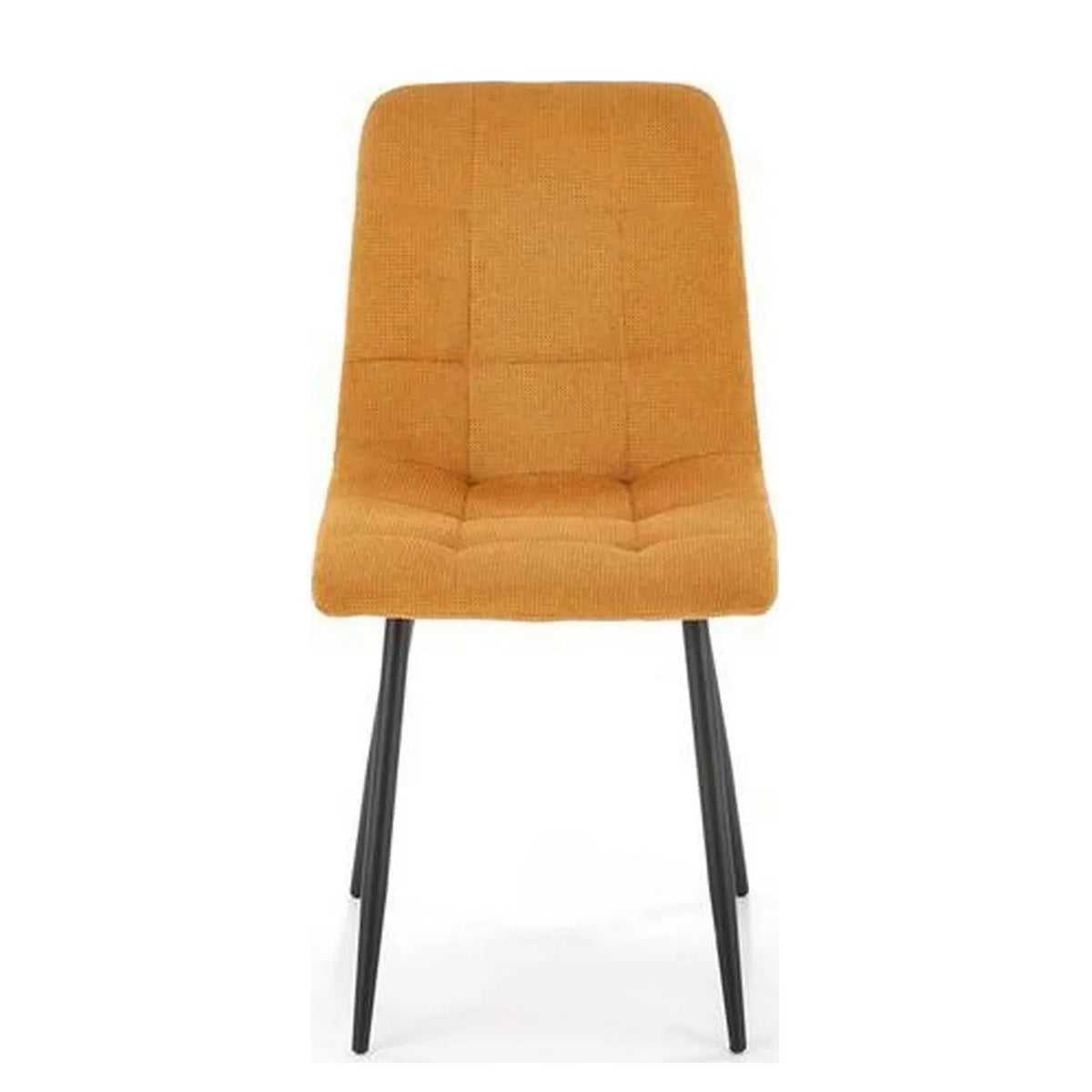 Scaun K560, galben/negru, stofa clasica/metal, 45x53x88 cm