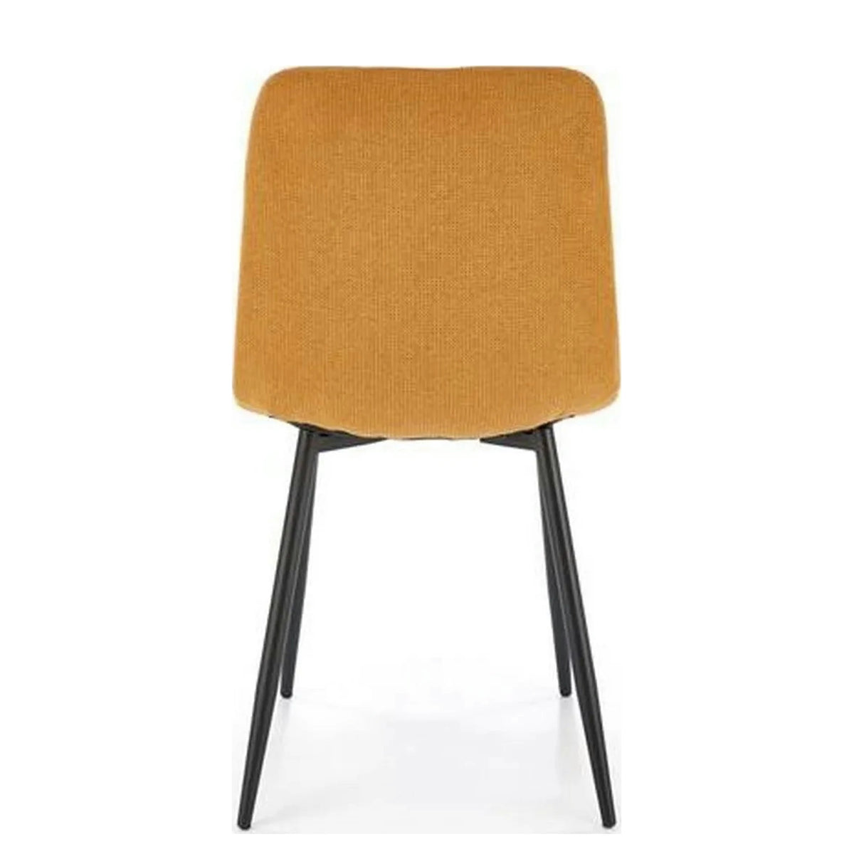 Scaun K560, galben/negru, stofa clasica/metal, 45x53x88 cm