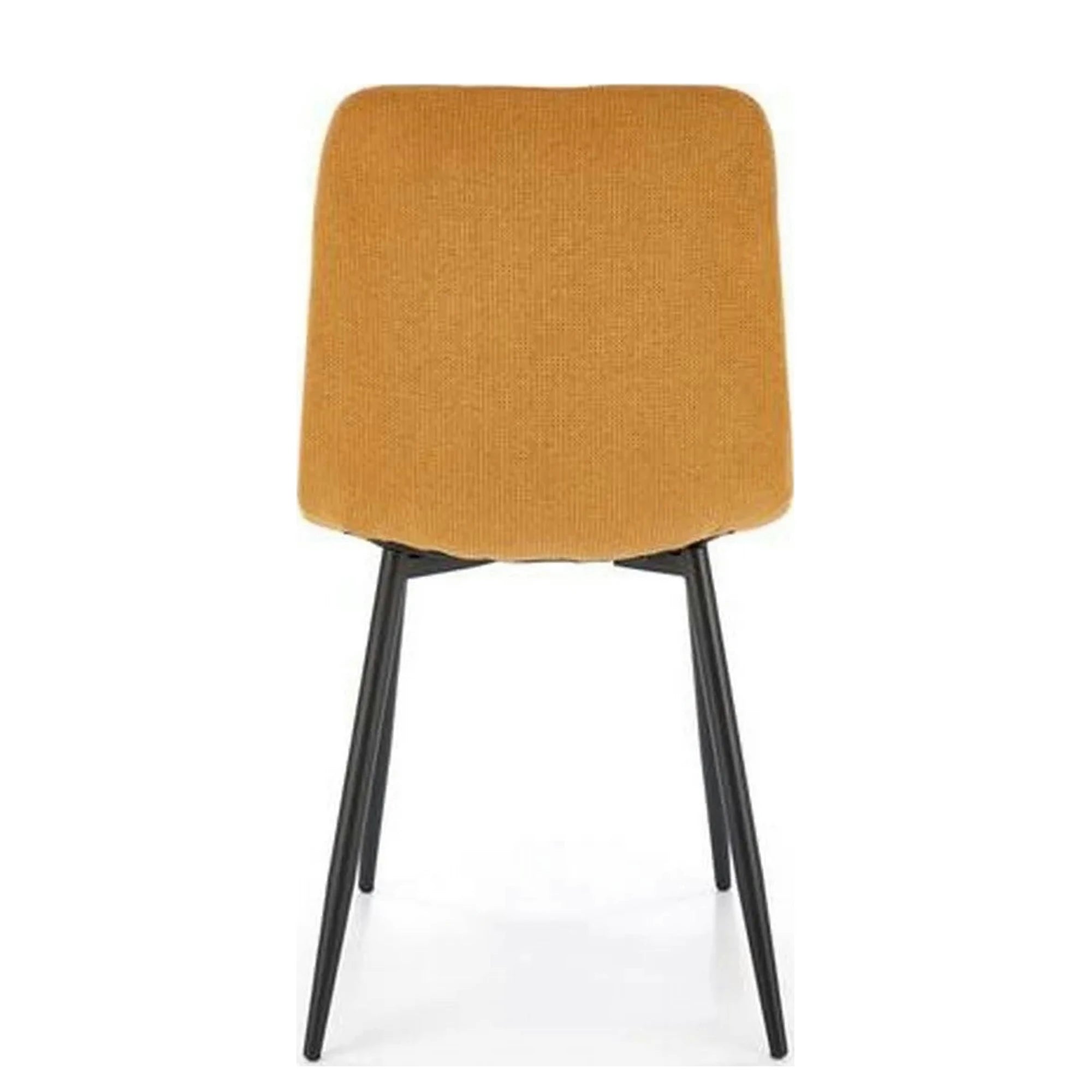 Scaun K560, galben/negru, stofa clasica/metal, 45x53x88 cm