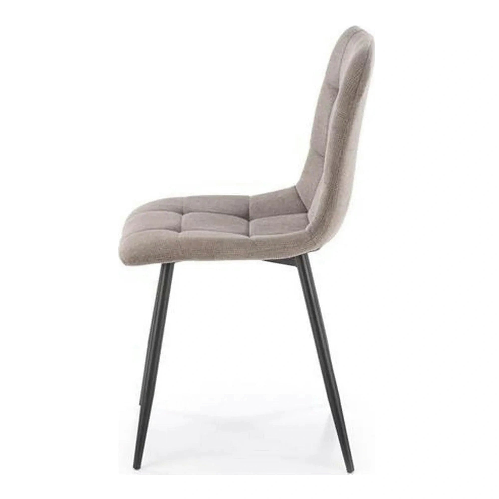Scaun K560, gri/negru, stofa clasica/metal, 45x53x88 cm