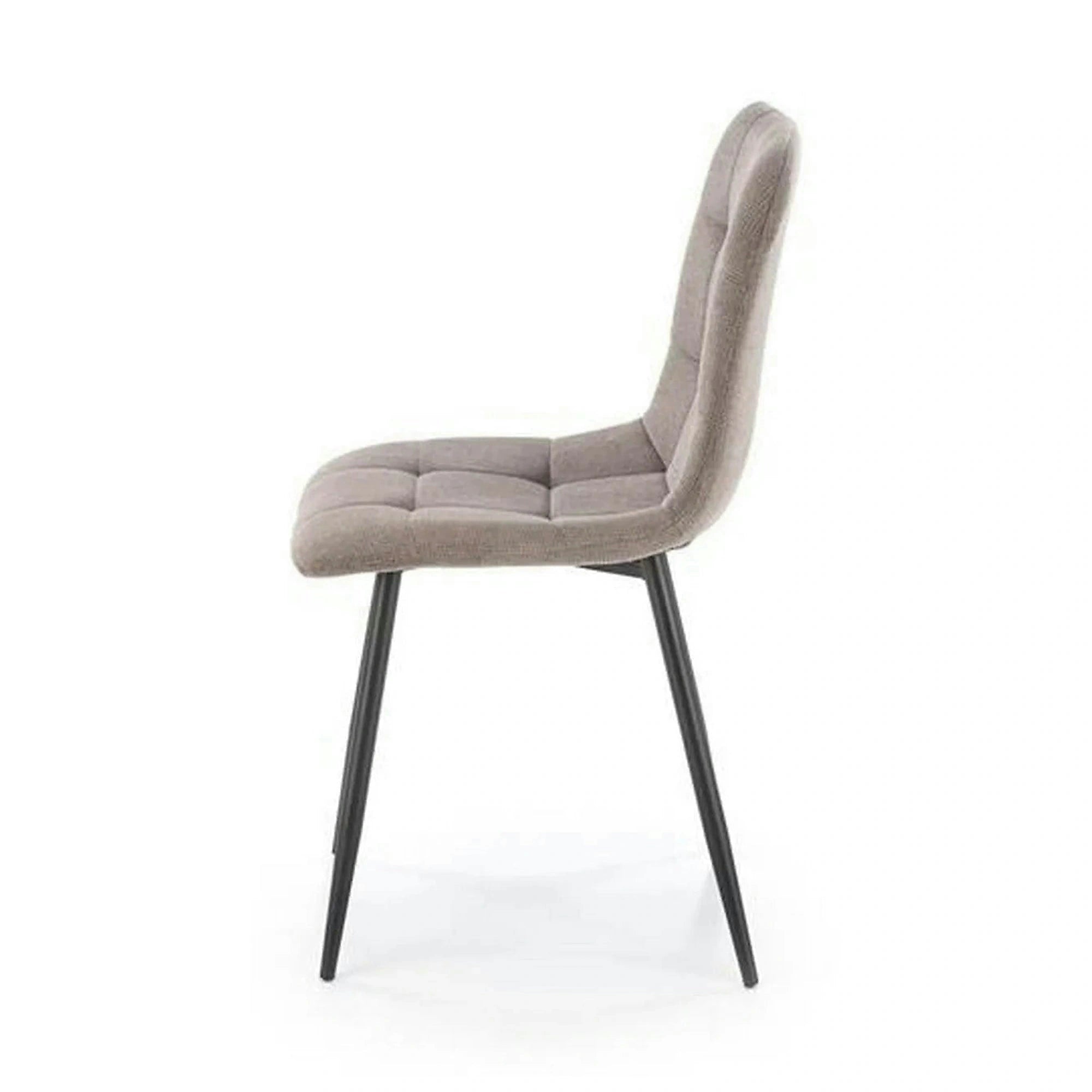 Scaun K560, gri/negru, stofa clasica/metal, 45x53x88 cm