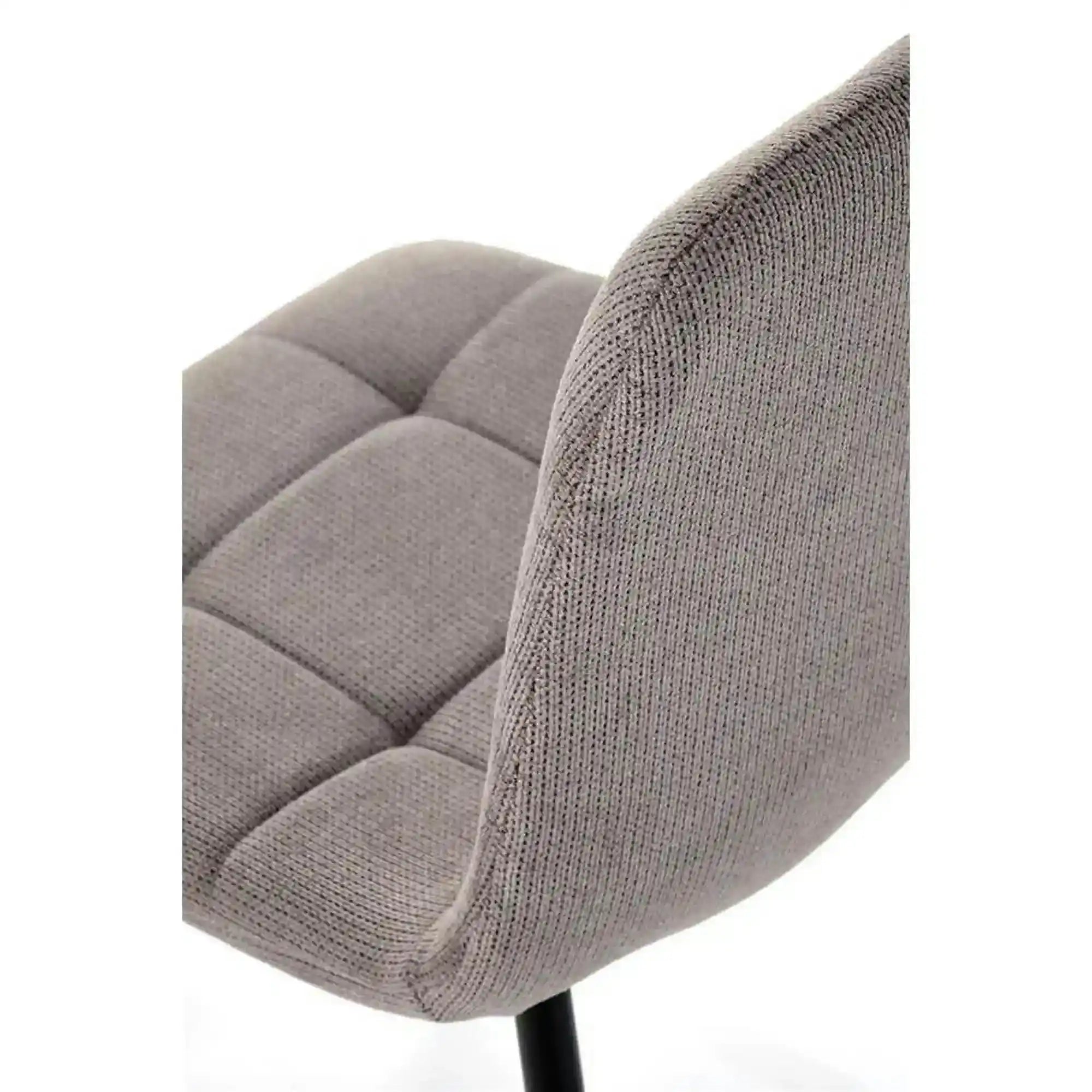 Scaun K560, gri/negru, stofa clasica/metal, 45x53x88 cm