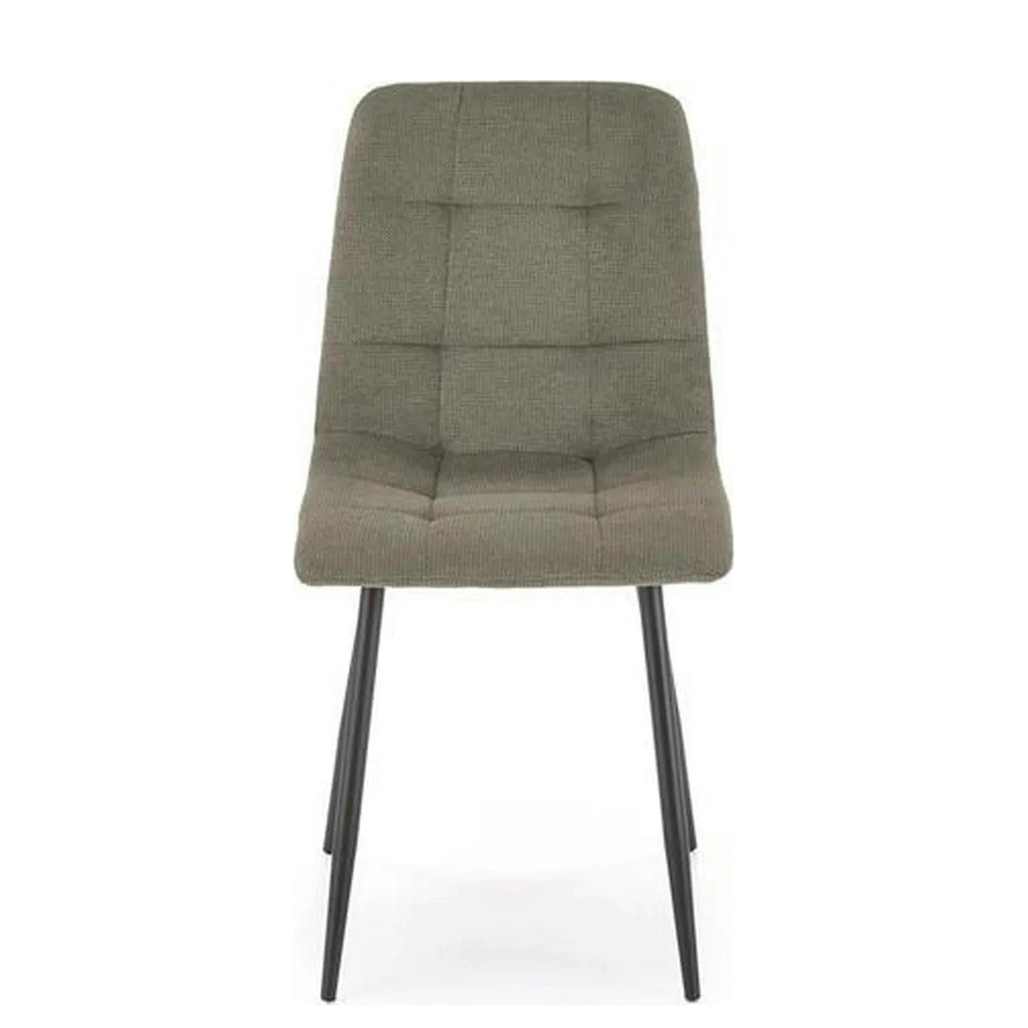 Scaun K560, verde/negru, stofa clasica/metal, 45x53x88 cm