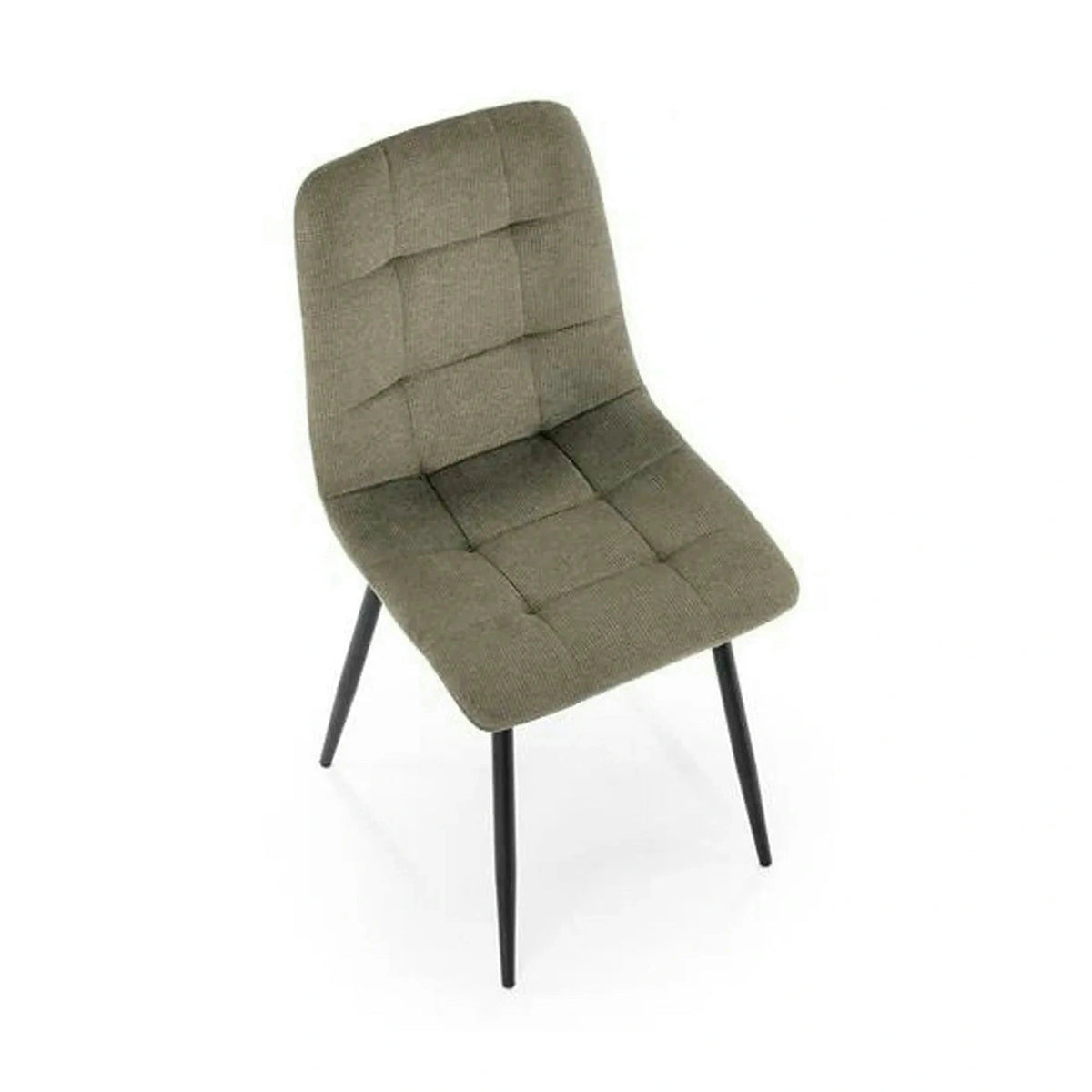 Scaun K560, verde/negru, stofa clasica/metal, 45x53x88 cm