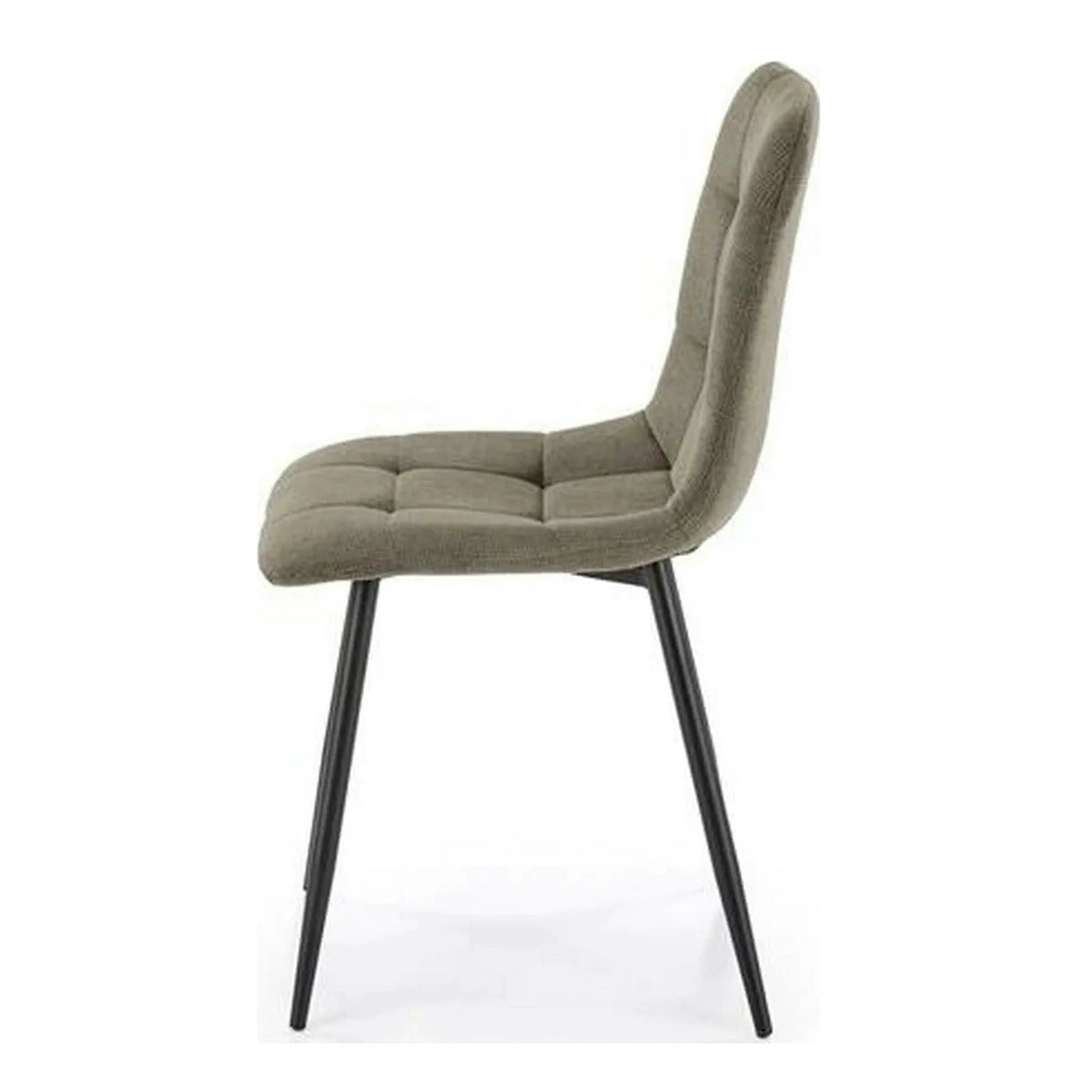 Scaun K560, verde/negru, stofa clasica/metal, 45x53x88 cm