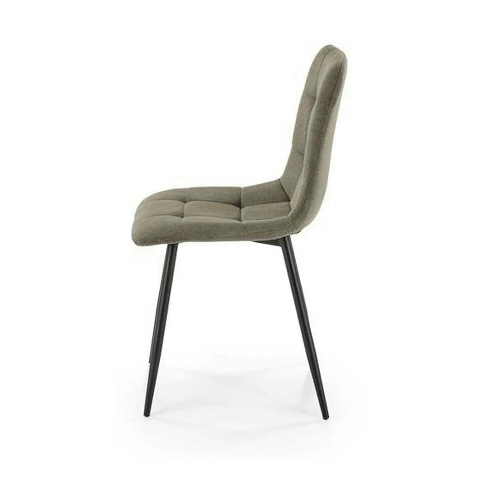 Scaun K560, verde/negru, stofa clasica/metal, 45x53x88 cm