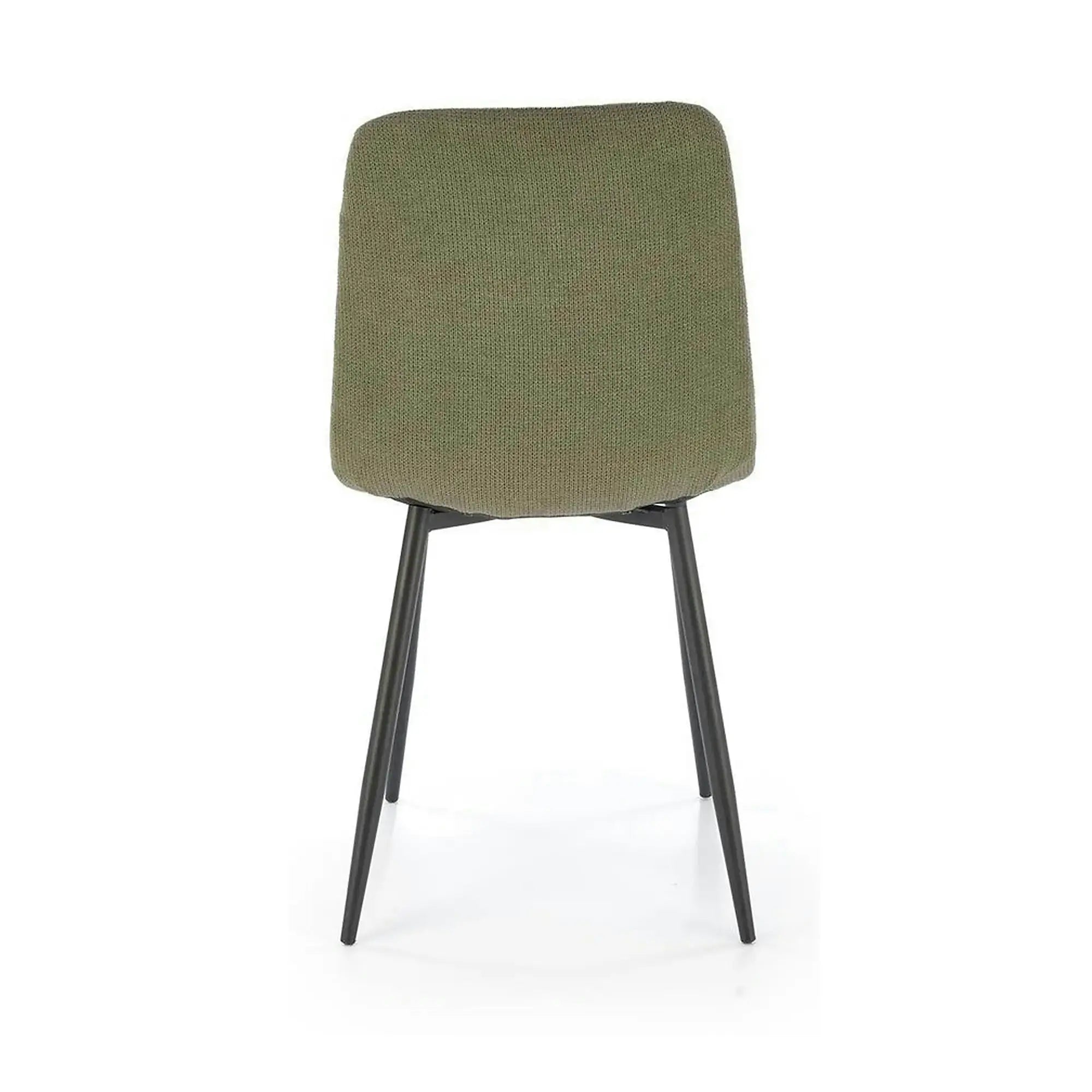 Scaun K560, verde/negru, stofa clasica/metal, 45x53x88 cm