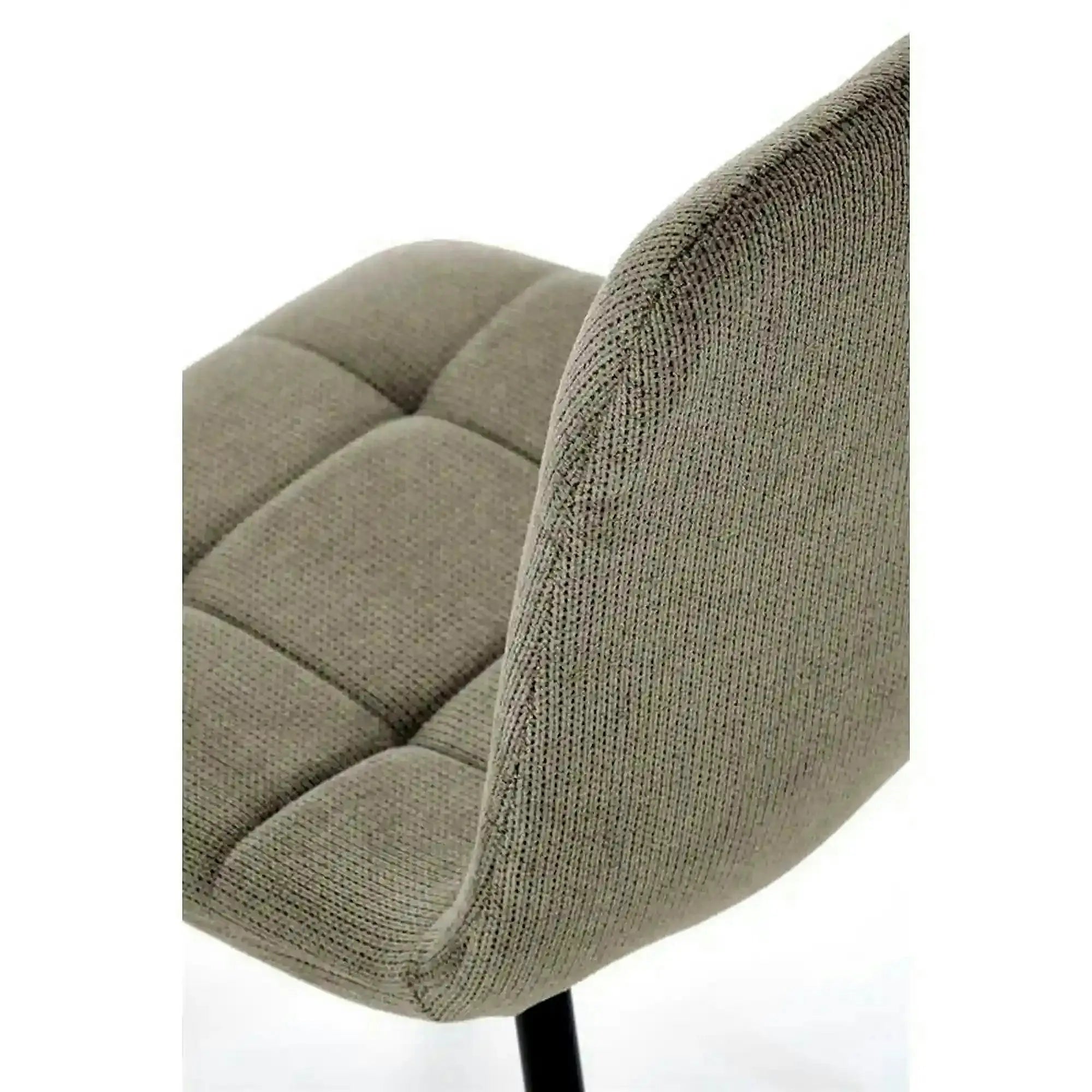 Scaun K560, verde/negru, stofa clasica/metal, 45x53x88 cm