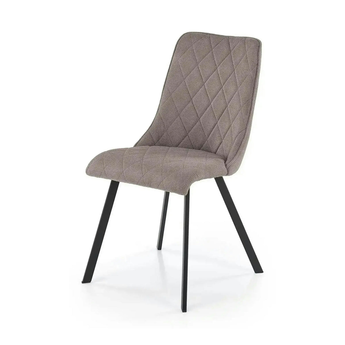 Scaun K561, gri/negru, stofa clasica/metal, 44x58x85 cm