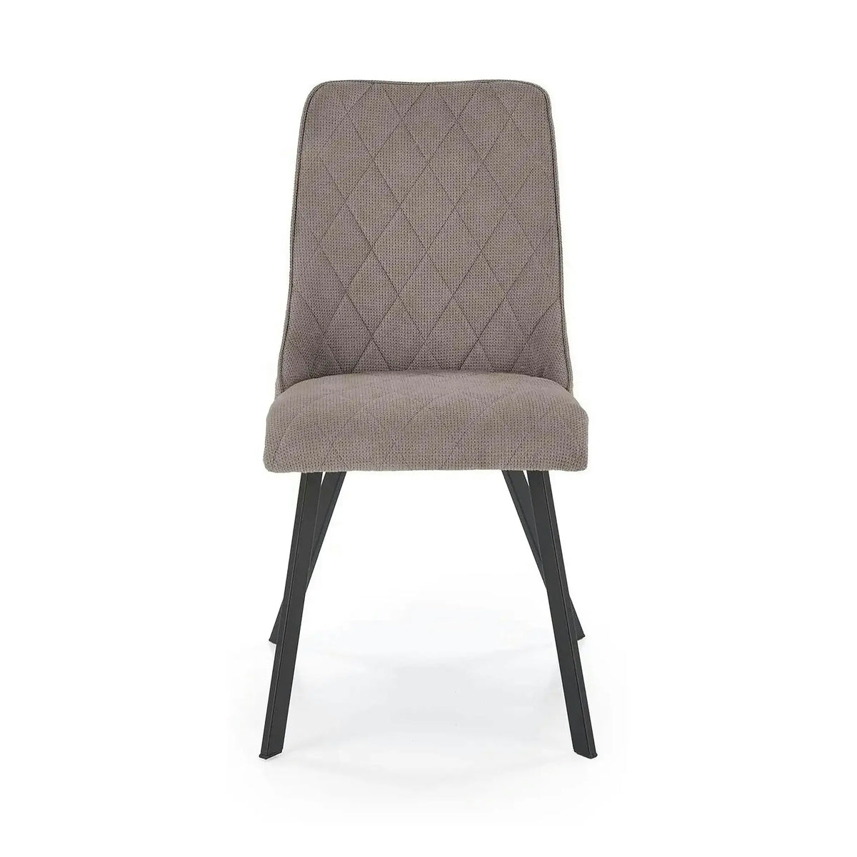 Scaun K561, gri/negru, stofa clasica/metal, 44x58x85 cm