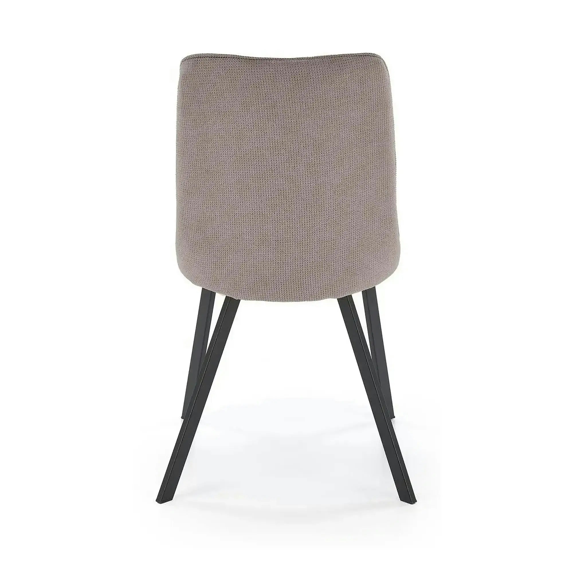 Scaun K561, gri/negru, stofa clasica/metal, 44x58x85 cm